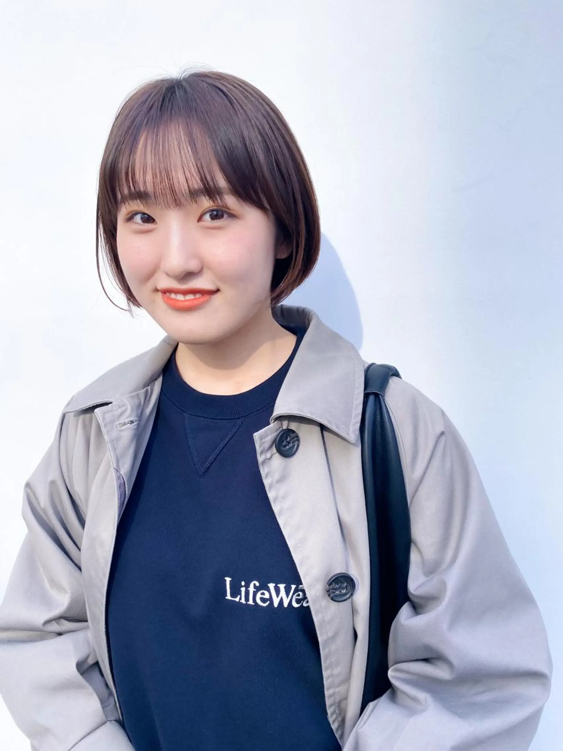 ショート カラー THE DAY所属・AKI HASHIMOTOのヘアスタイル