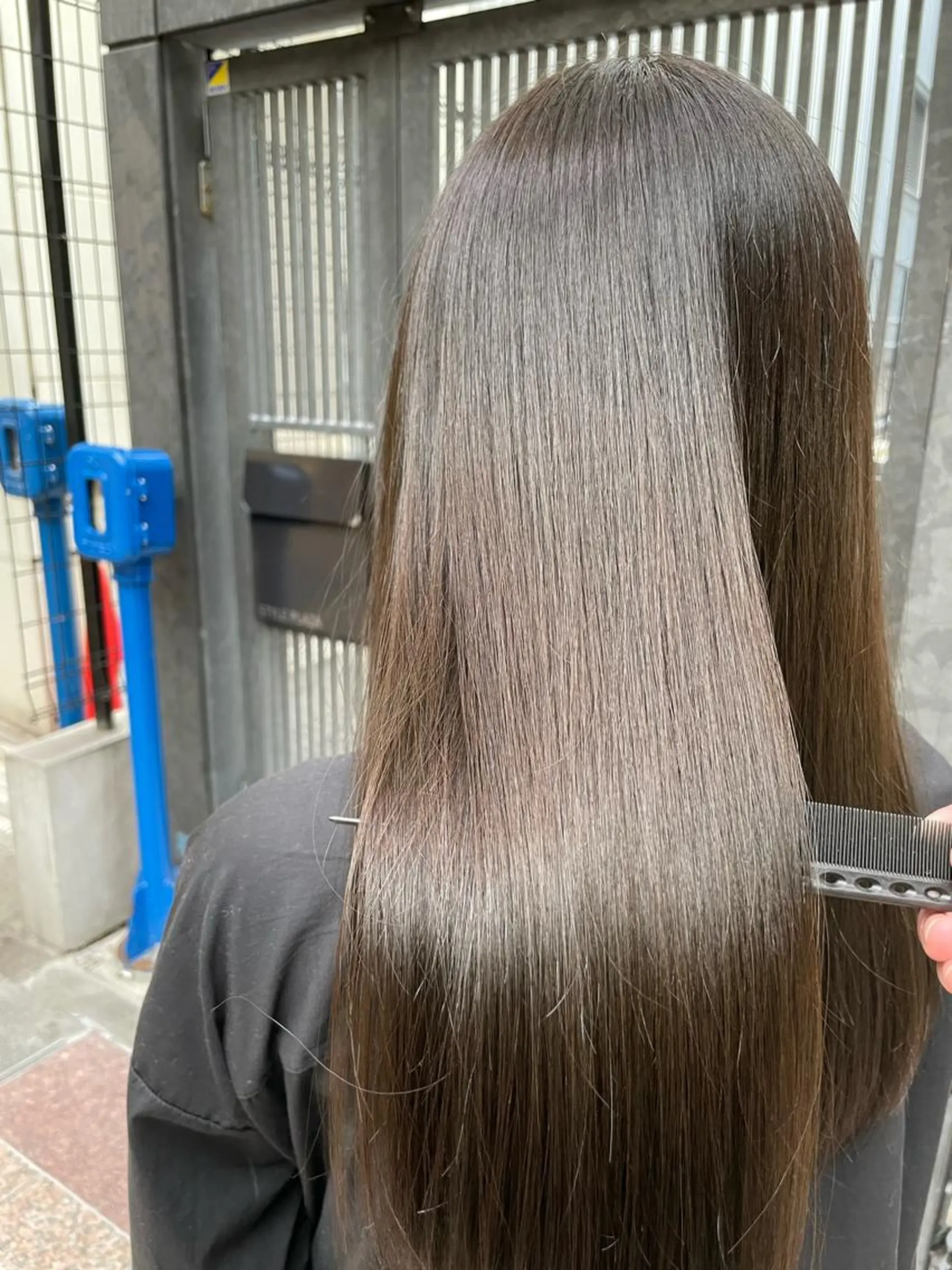 セミロング カラー 縮毛矯正/髪質改善/ 石橋代智のヘアスタイル