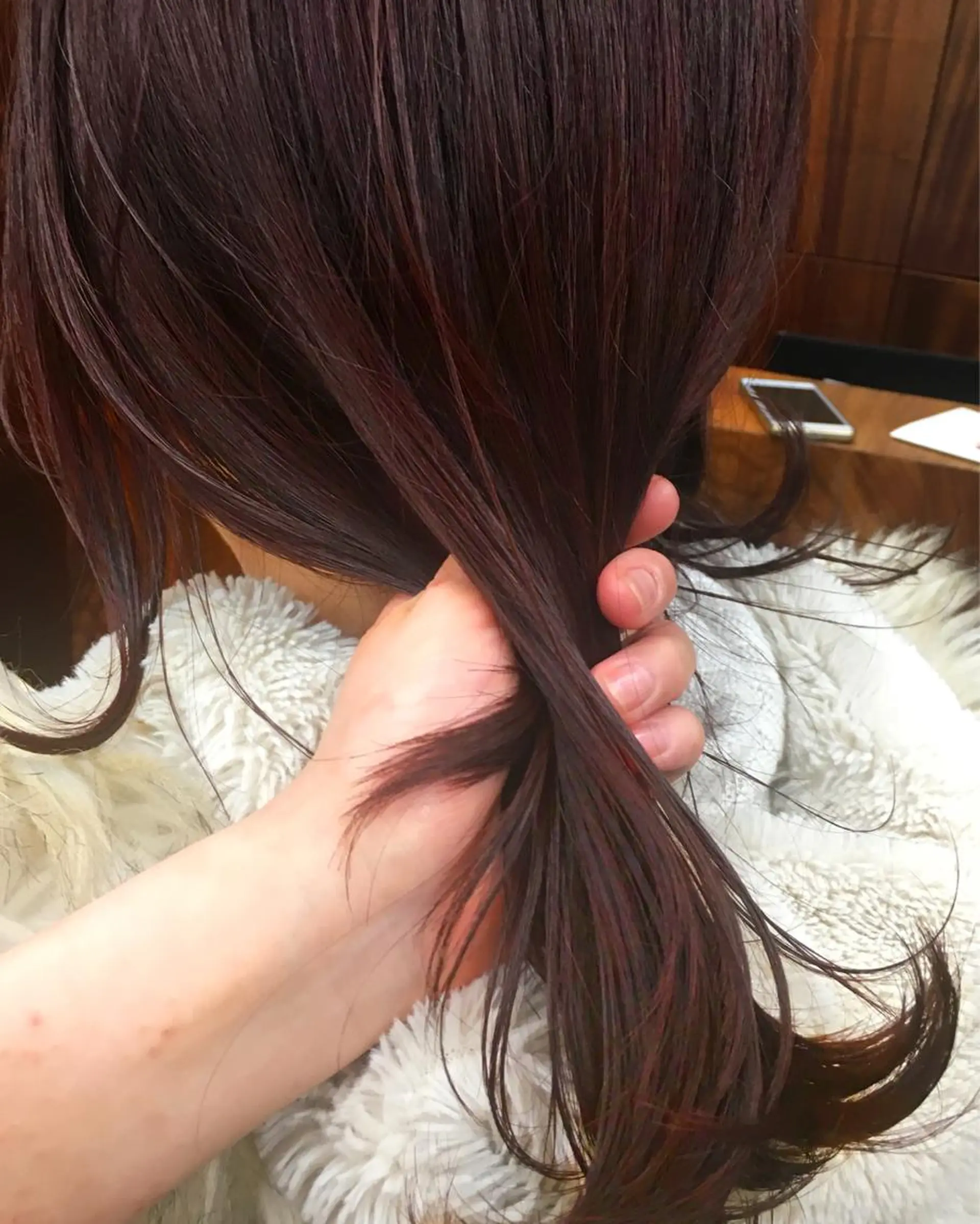 ミディアム 三浦 望のヘアスタイル