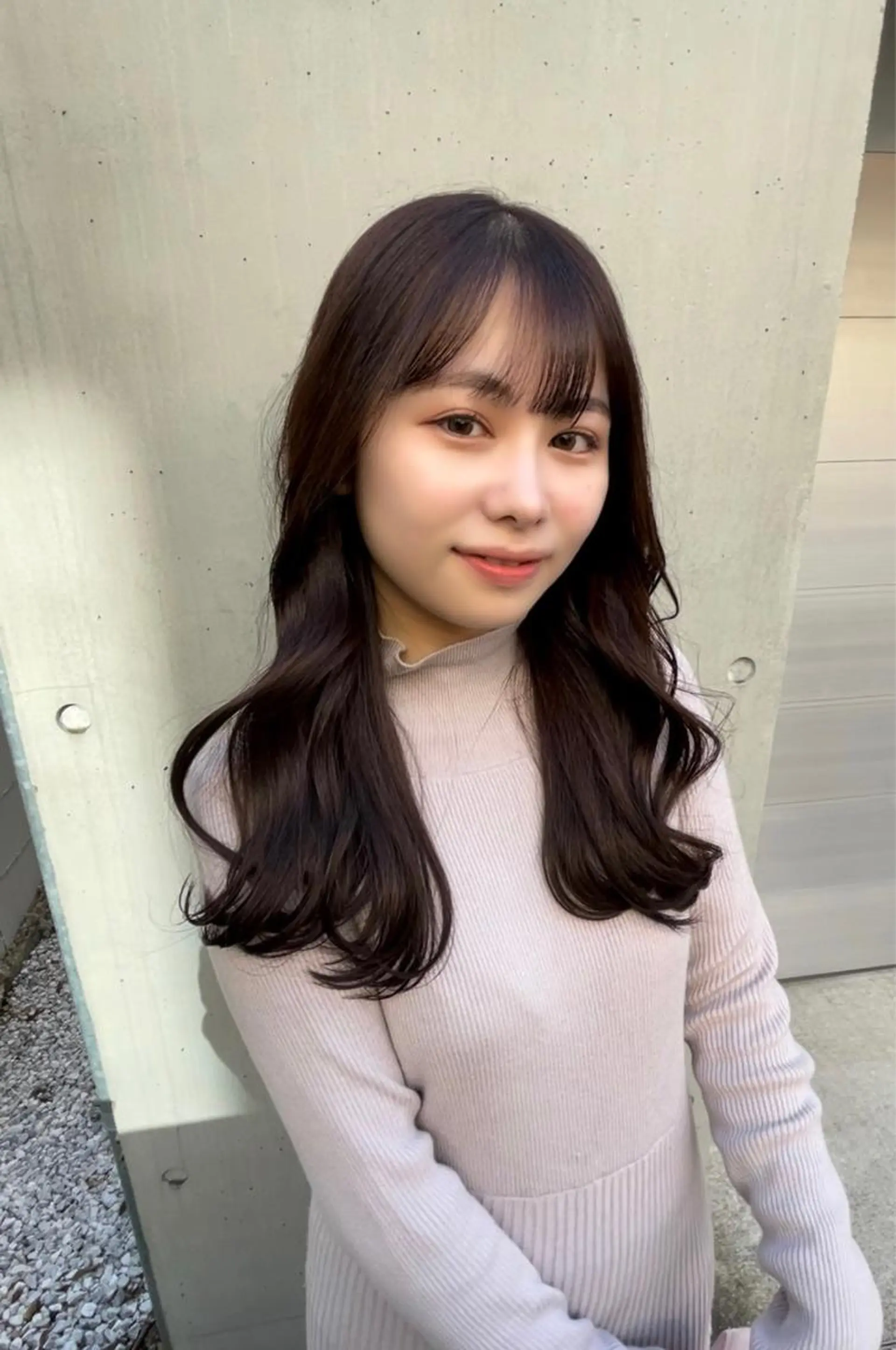 ロング カット ヘアカラー トリートメント ヘアセット 🦋顔周りカット/レ イヤー/ユリ🦋のヘアスタイル