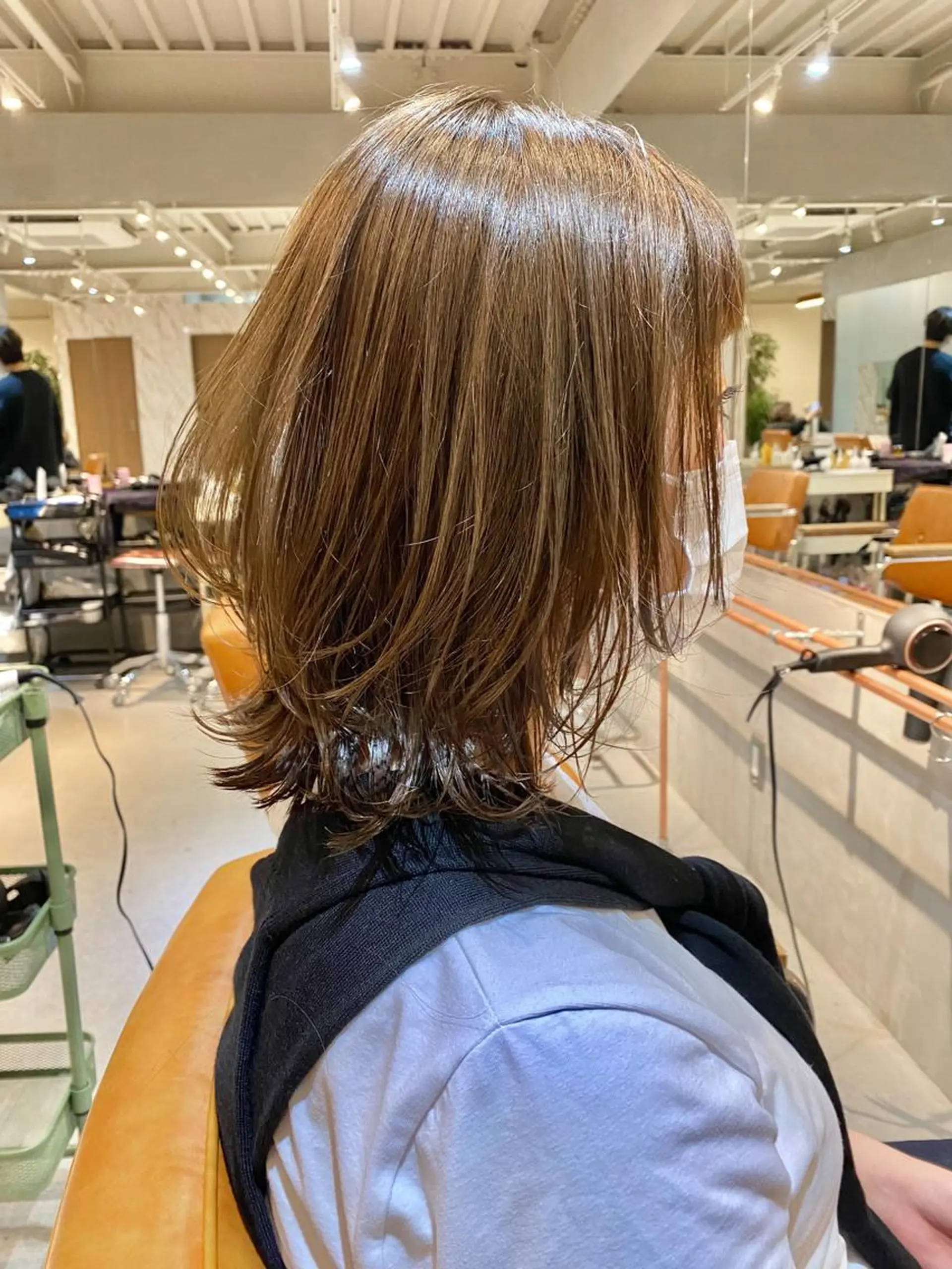 ミディアム カラー 透明感カラー 韓国風ヘア レイヤーカット ウルフカット ❄️中川 慎之介❄️のヘアスタイル