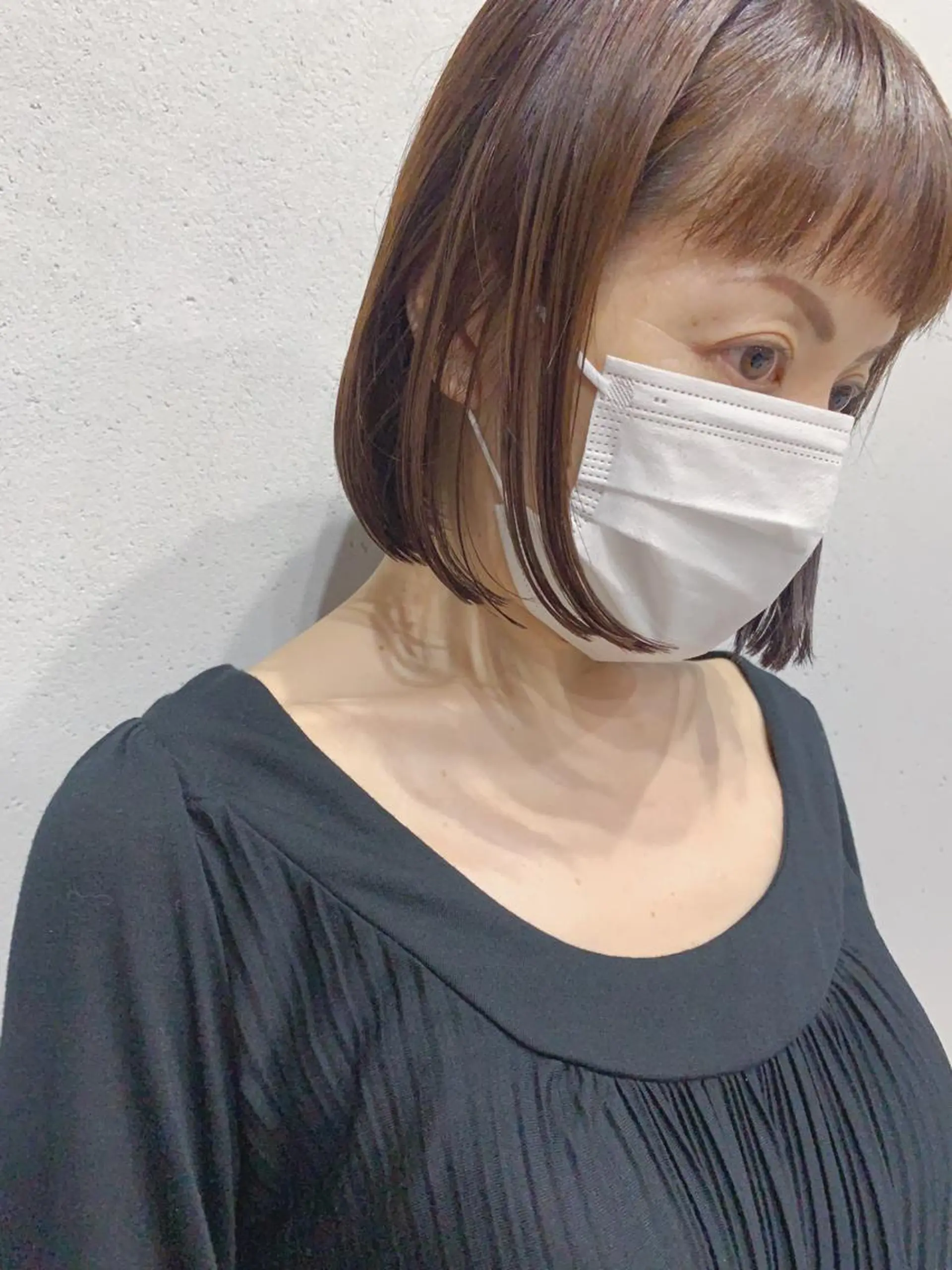 ショート カラー ボブパーマコテ巻き風 パーマNo1深江秀平のヘアスタイル