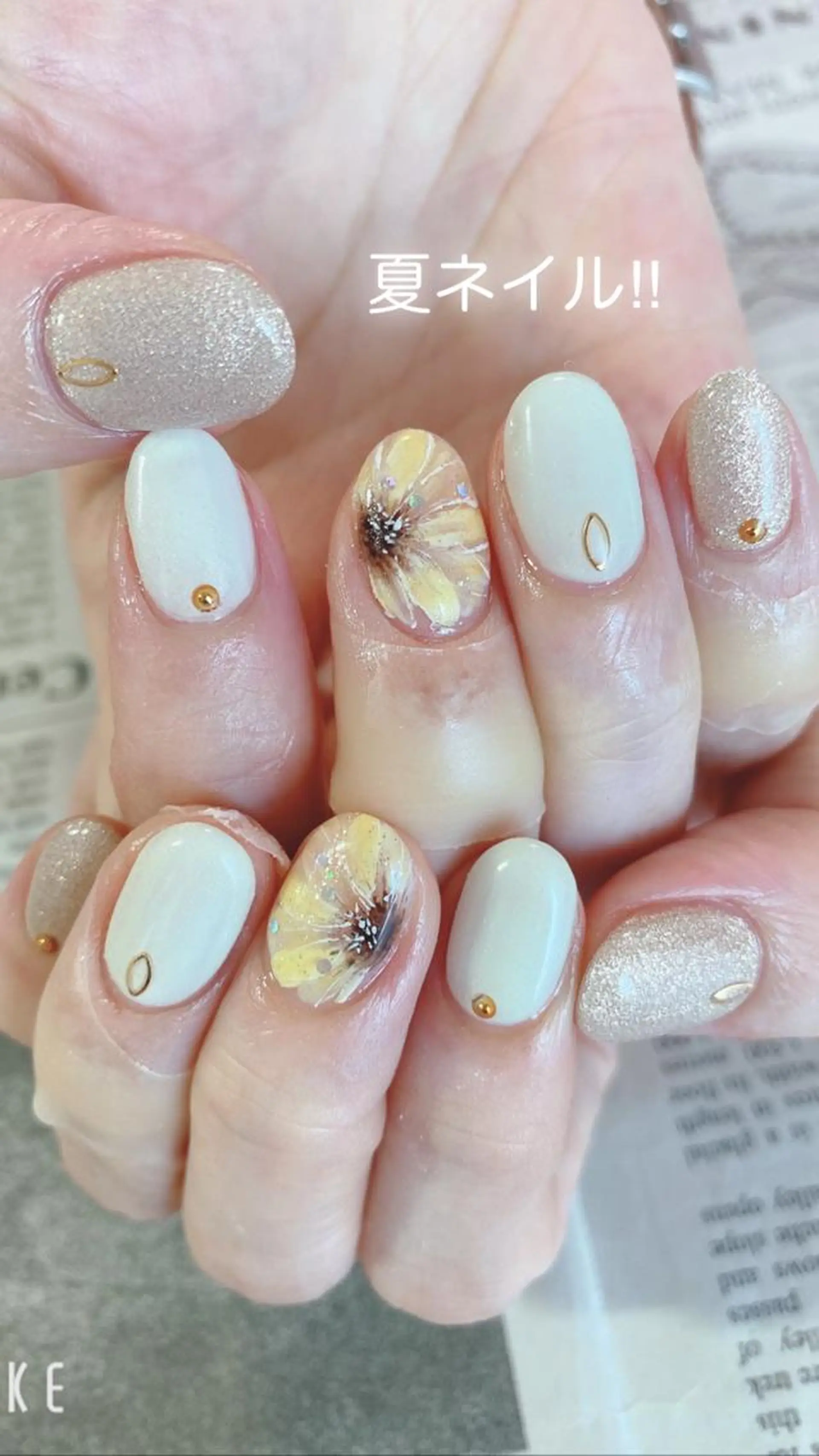 ネイル ハンドネイル ハンドケア 森山 舞のネイルデザイン