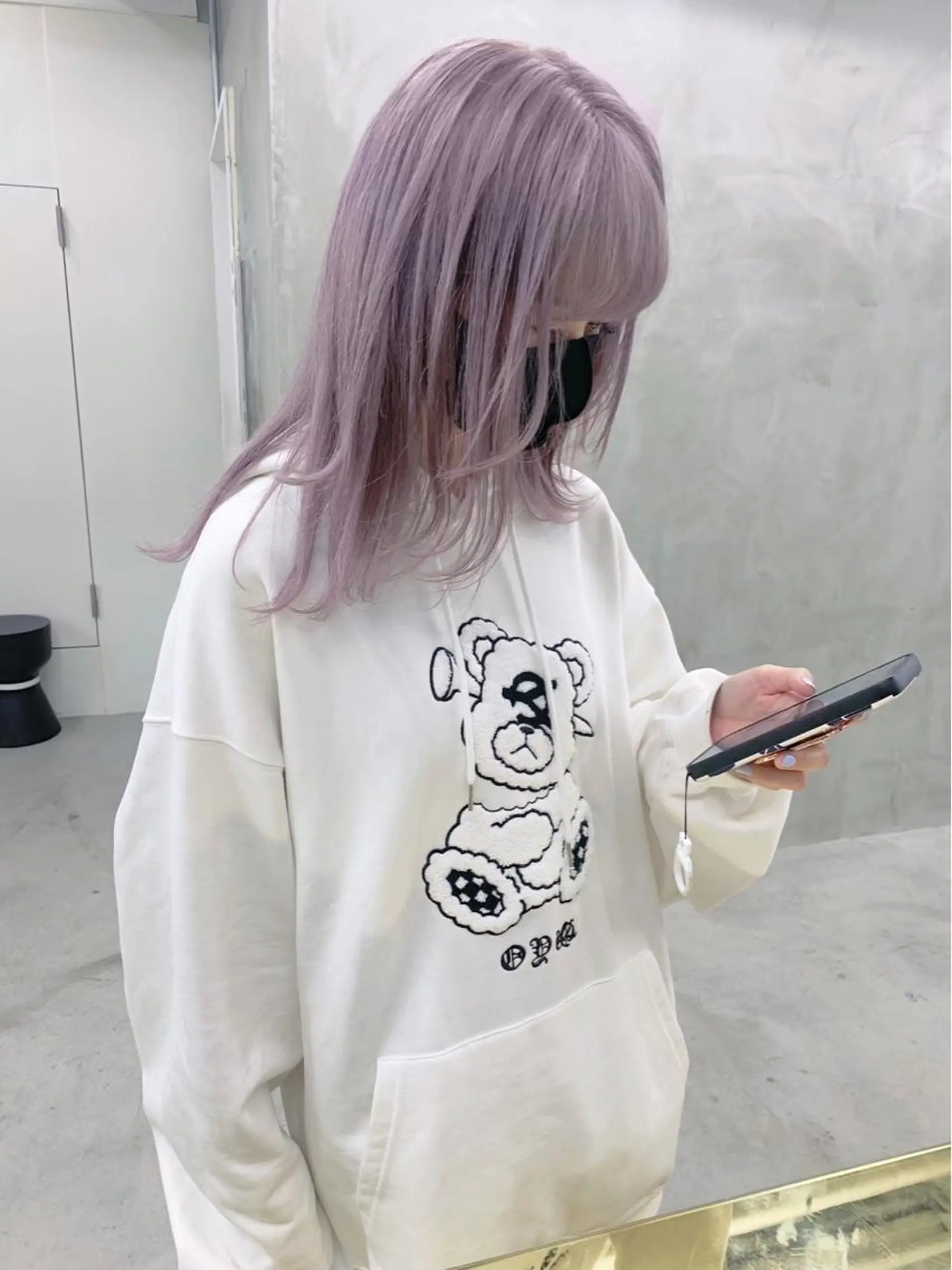 セミロング カラー ブームボックス所属・🐝ハイトーンカラー hachi🐝のヘアスタイル