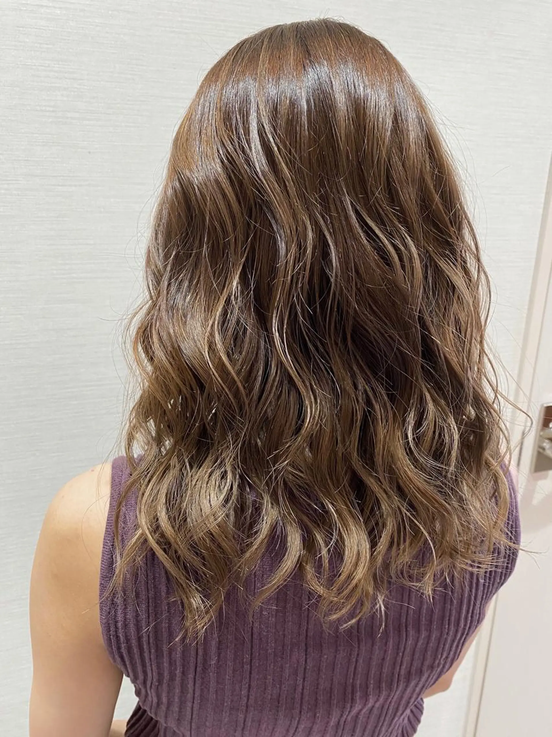 ミディアム カラー ベージュカラー ヘアカラー トリートメント 萩原 凌✄のヘアスタイル