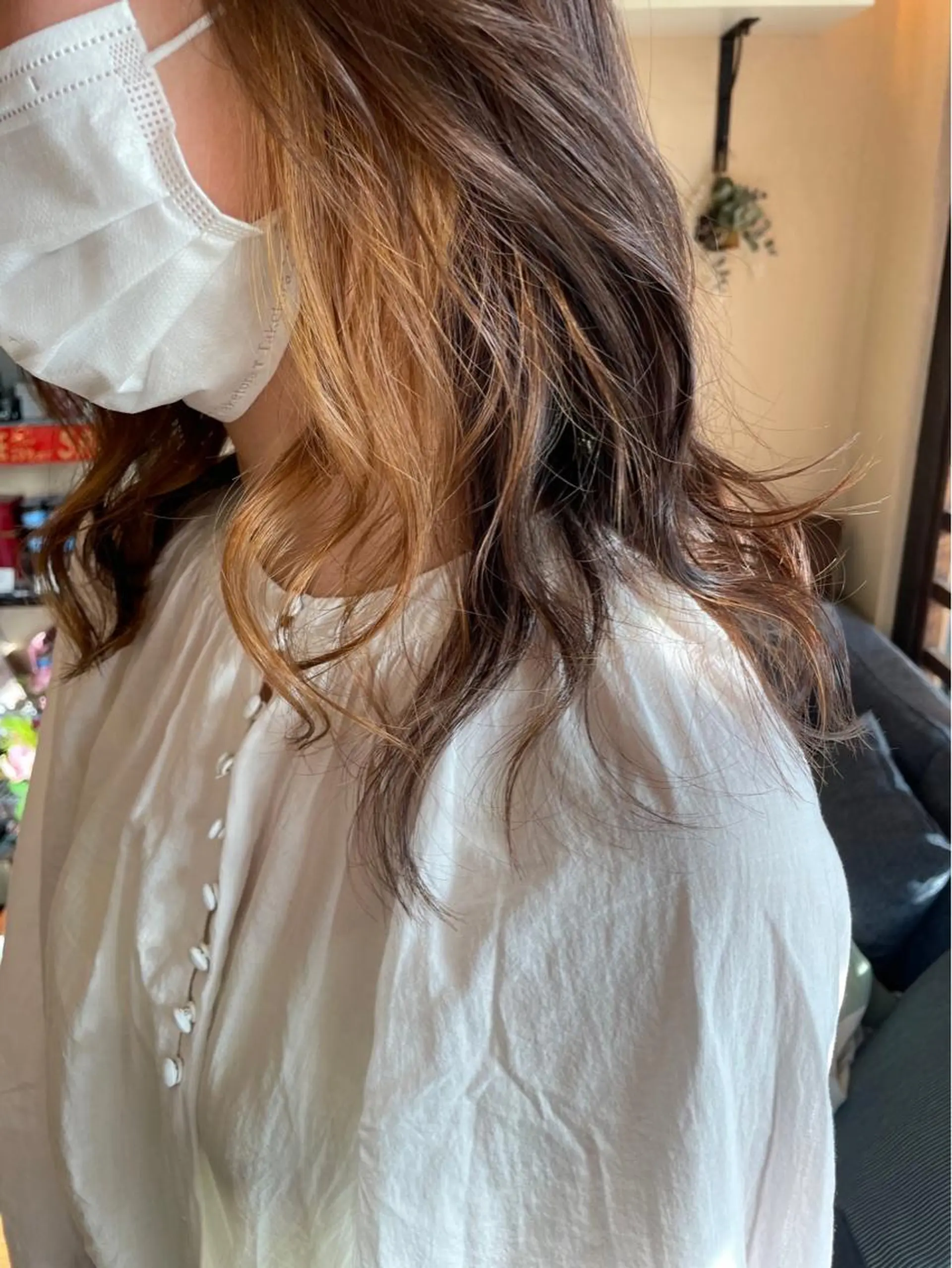 カラー イヤリングカラー JuJu (orange)のマツエク・マツパデザイン