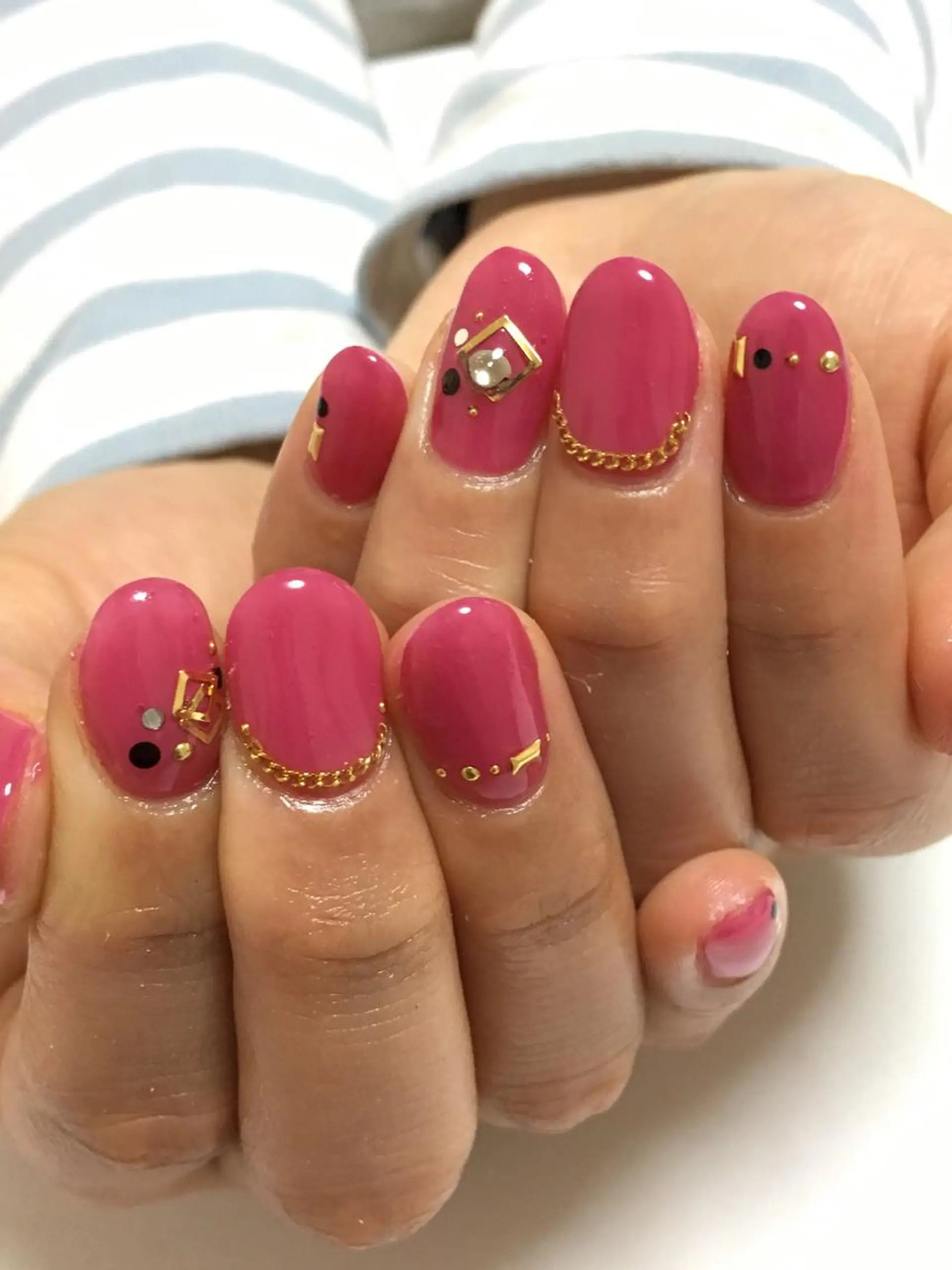 ネイル ピンク 12 designのネイルデザイン