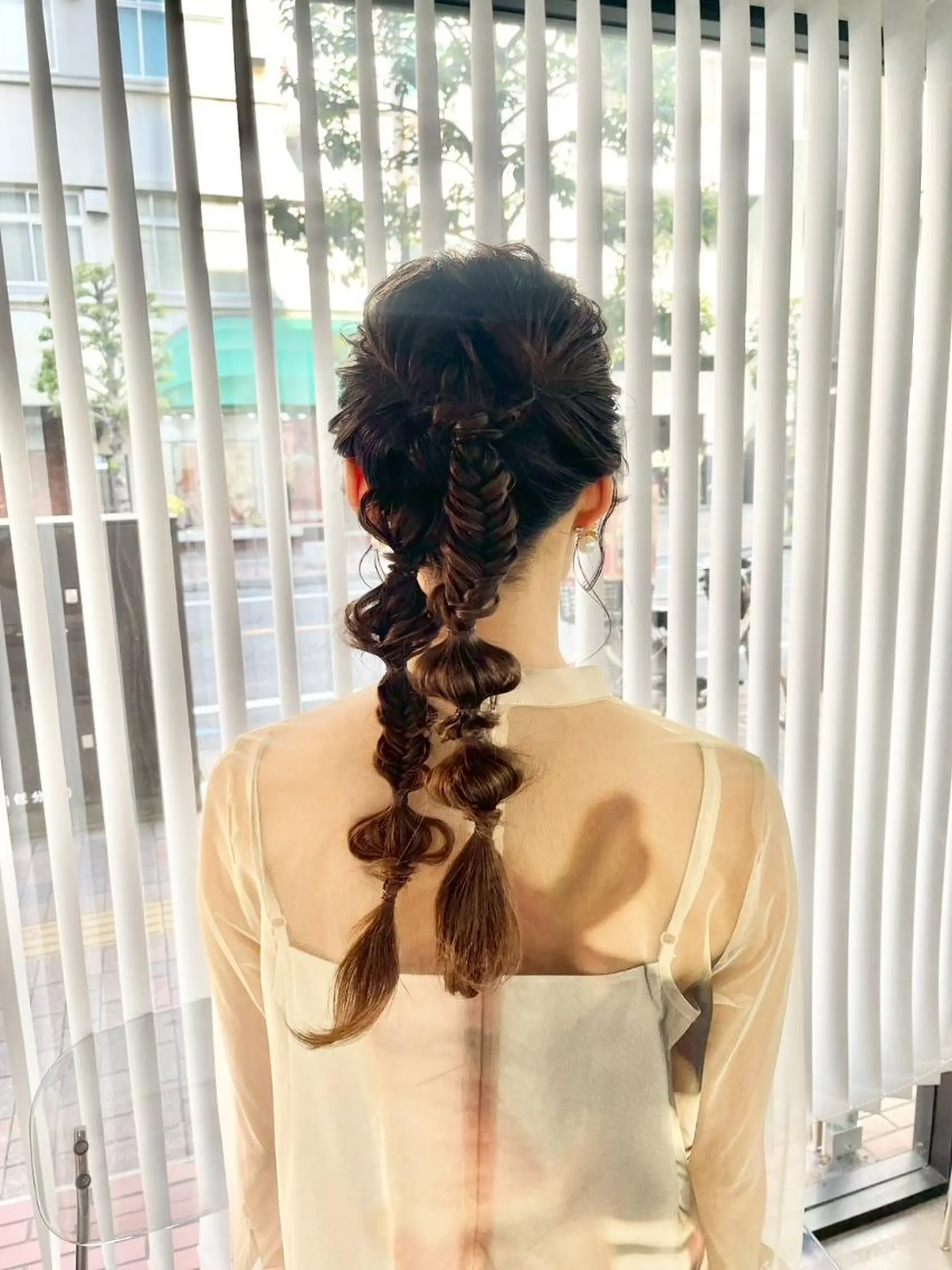 ヘアアレンジ お呼ばれヘア/セット /ヘアアレンジ/れいのヘアスタイル