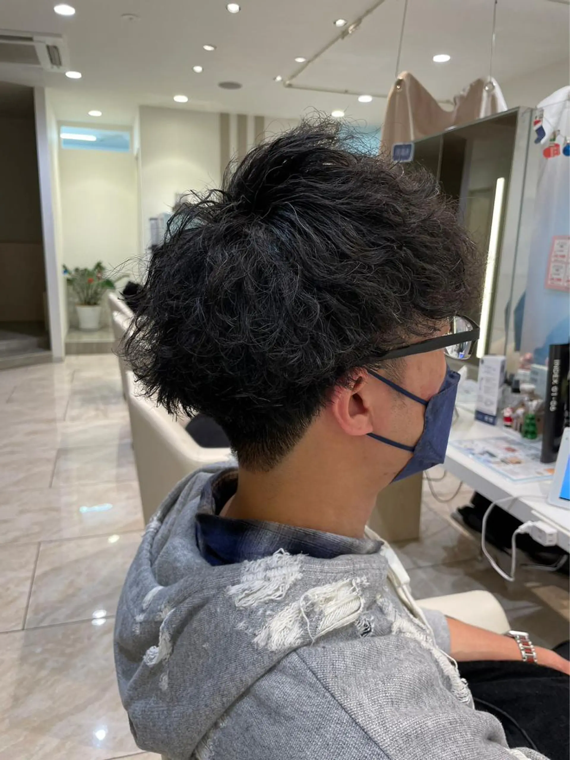 パーマ メンズ 波巻パーマ/毛流れ パーマ☘️りゅうせいのヘアスタイル