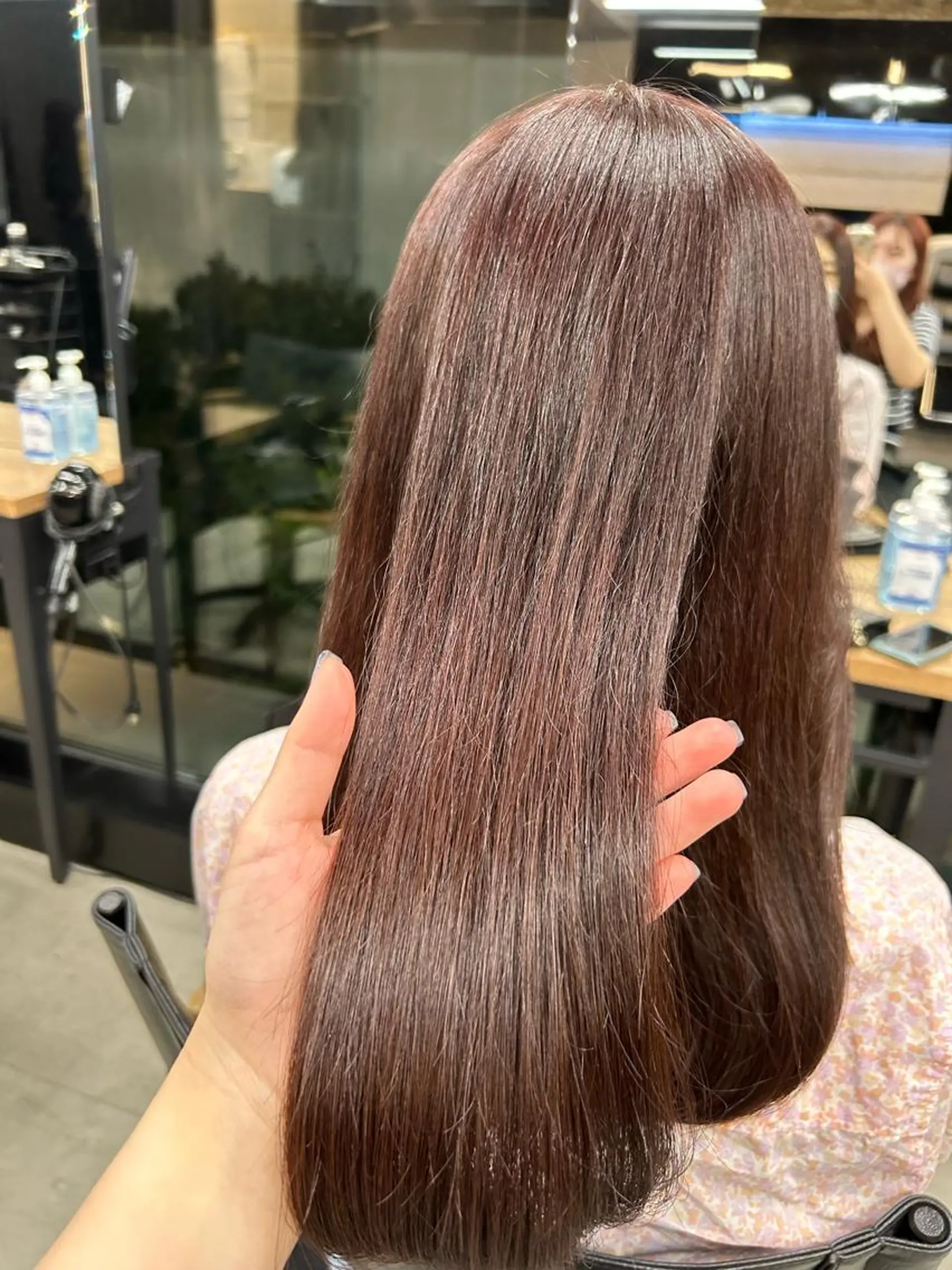 ミディアム 女性らしいモテヘア 韓国ヘアhikariのヘアスタイル