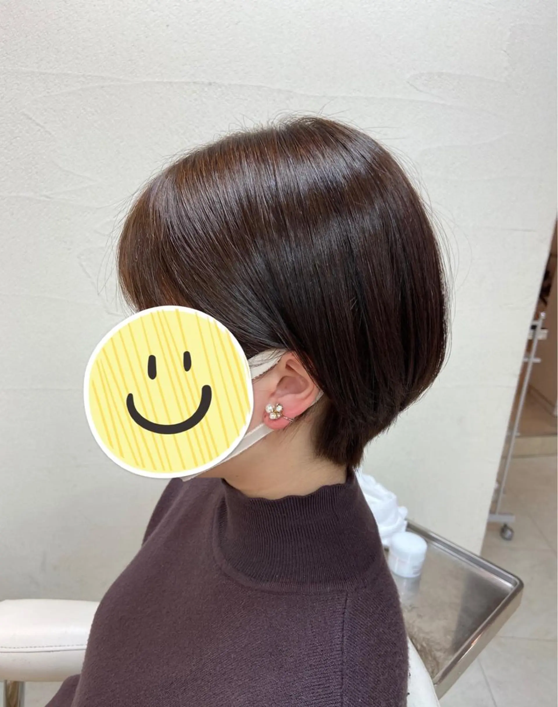 ショート ショートボブ ボブ ショートヘア 菊地 美憂のヘアスタイル