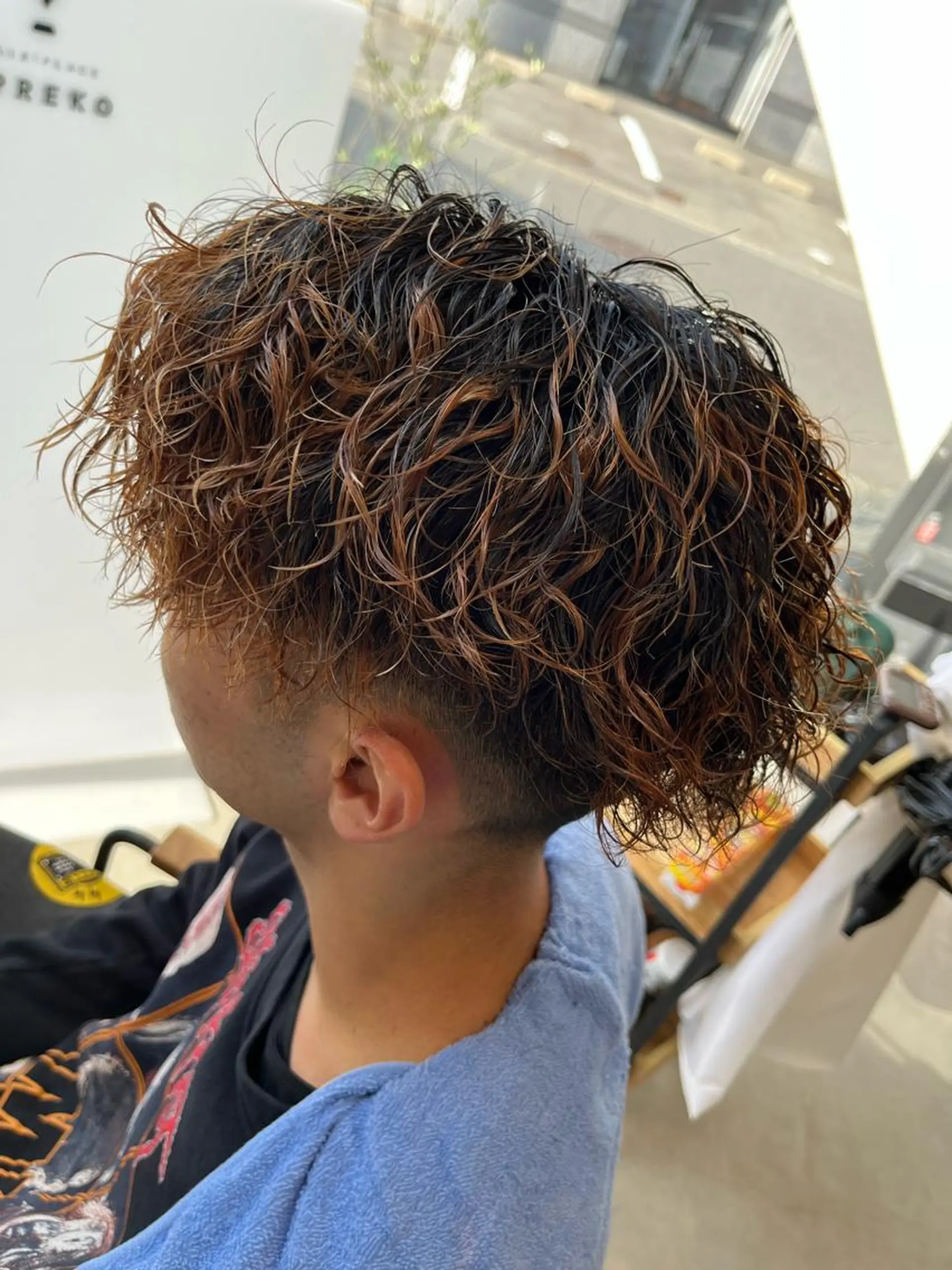 ショート パーマ メンズ APREKO RIKUのヘアスタイル