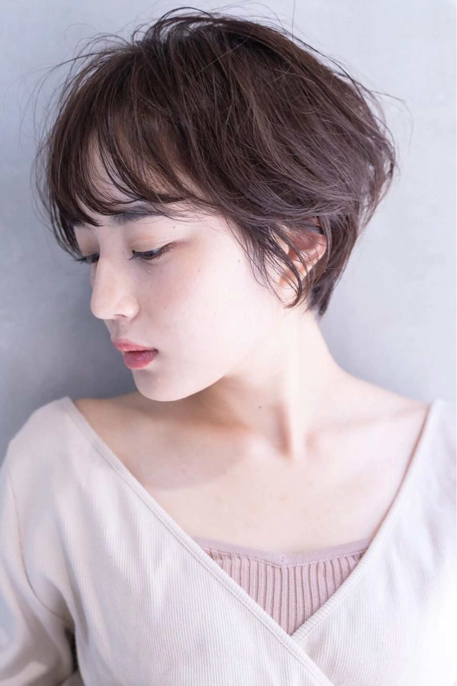 ショート カラー パーマ 💘透明感カラー💘 沖本 将宏のヘアスタイル