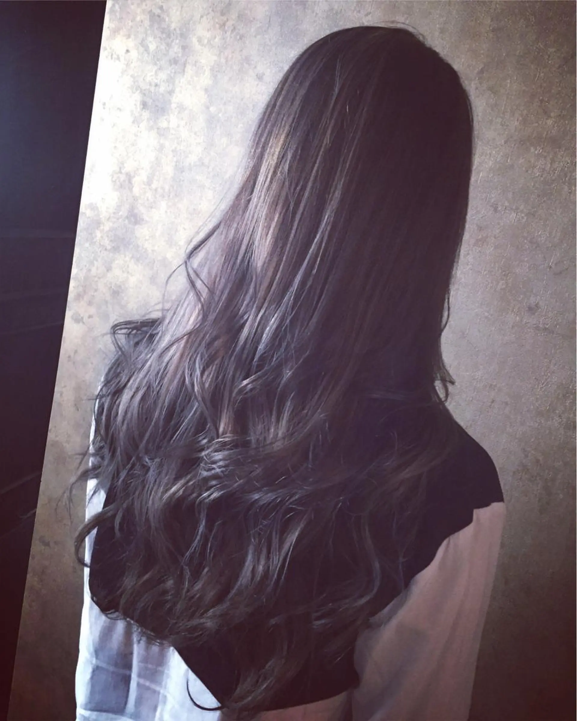 ロング カラー 吉本 yoshimotoのヘアスタイル