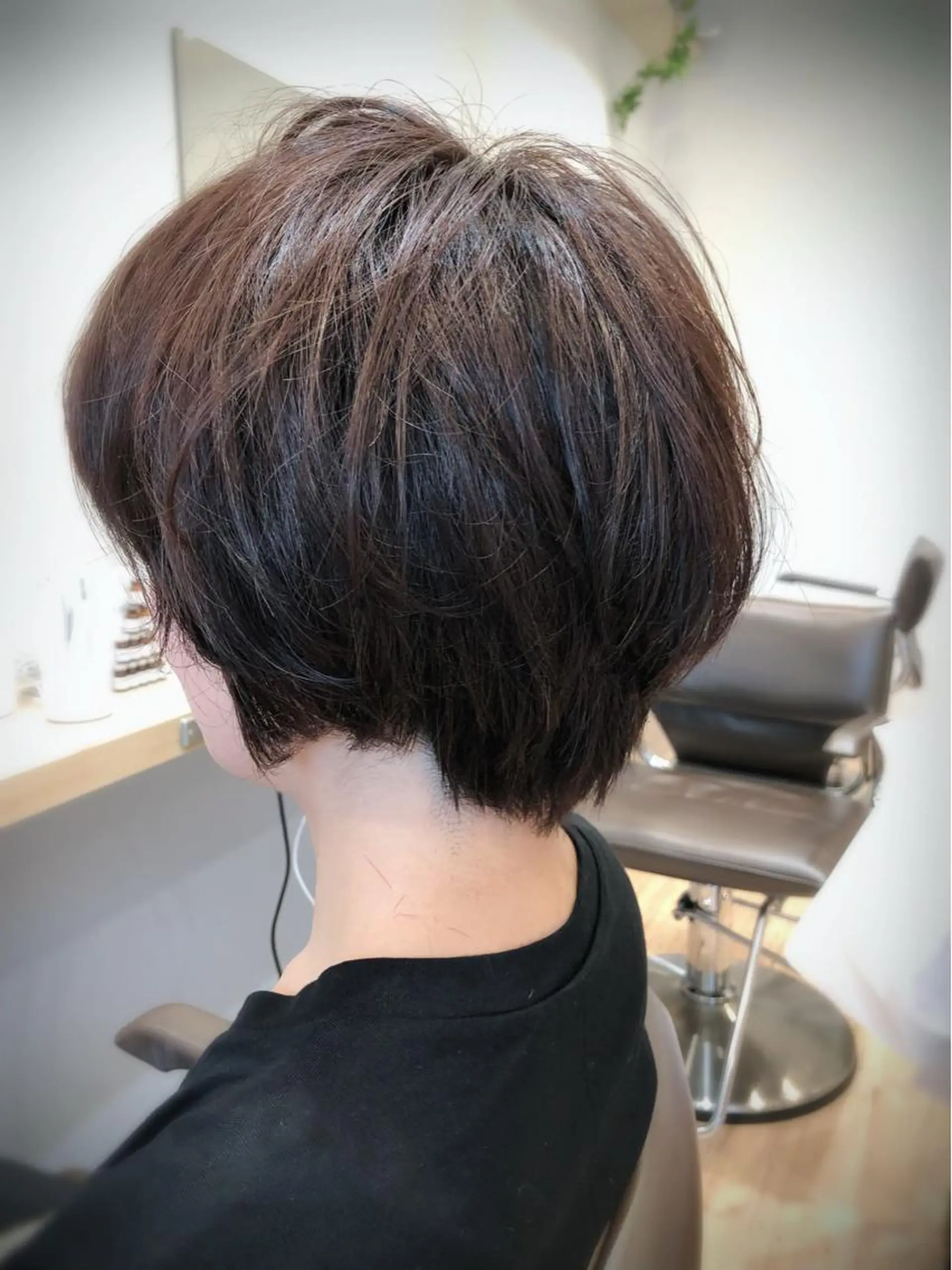 ショート 白髪ぼかしハイライト 💫ミネ　ヒロシのヘアスタイル