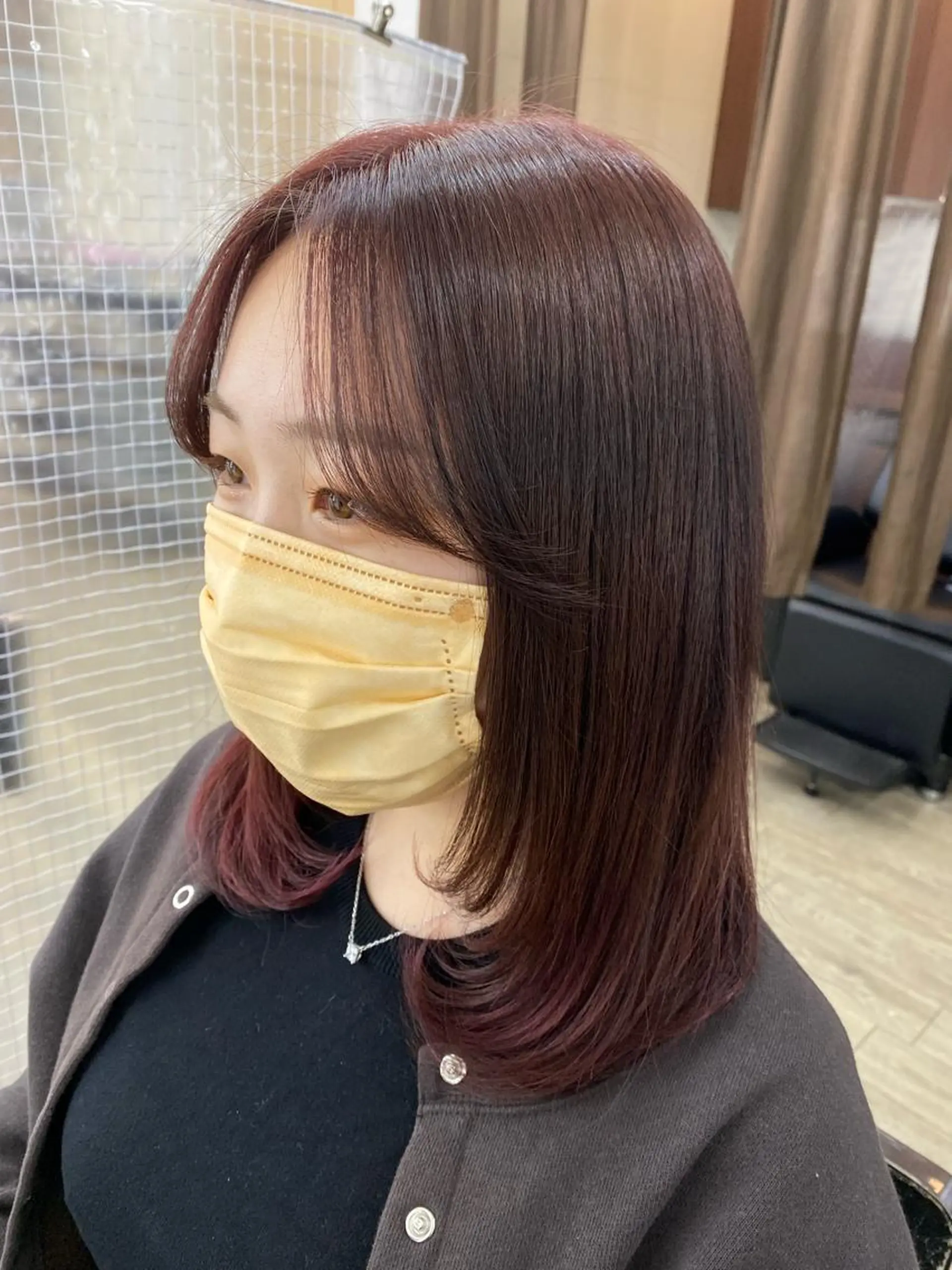 ミディアム カラー カット ヘアカラー トリートメント 市川 博紀 副店長のヘアスタイル