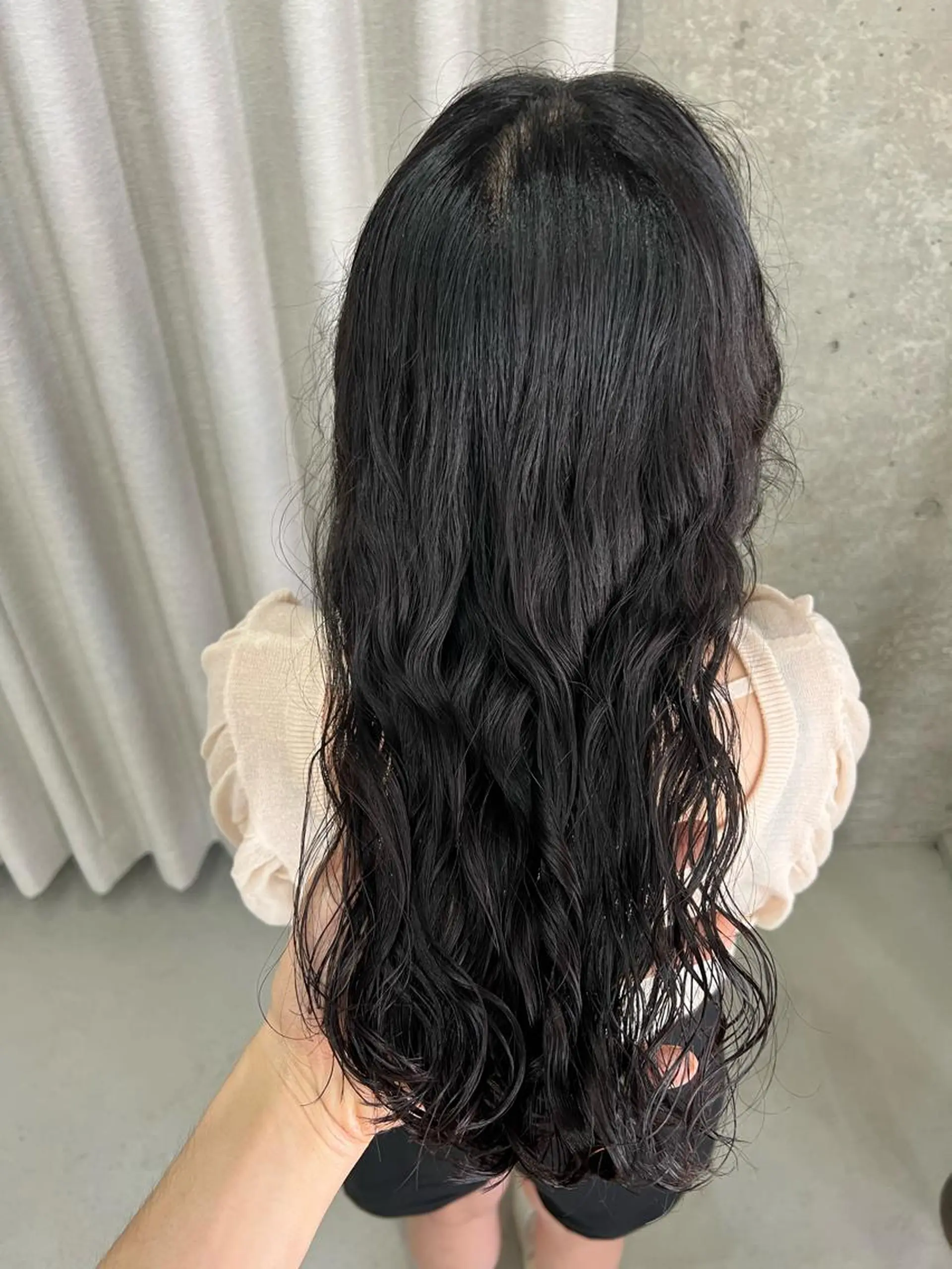 ロング パーマ ボブパーマコテ巻き風 パーマNo1深江秀平のヘアスタイル