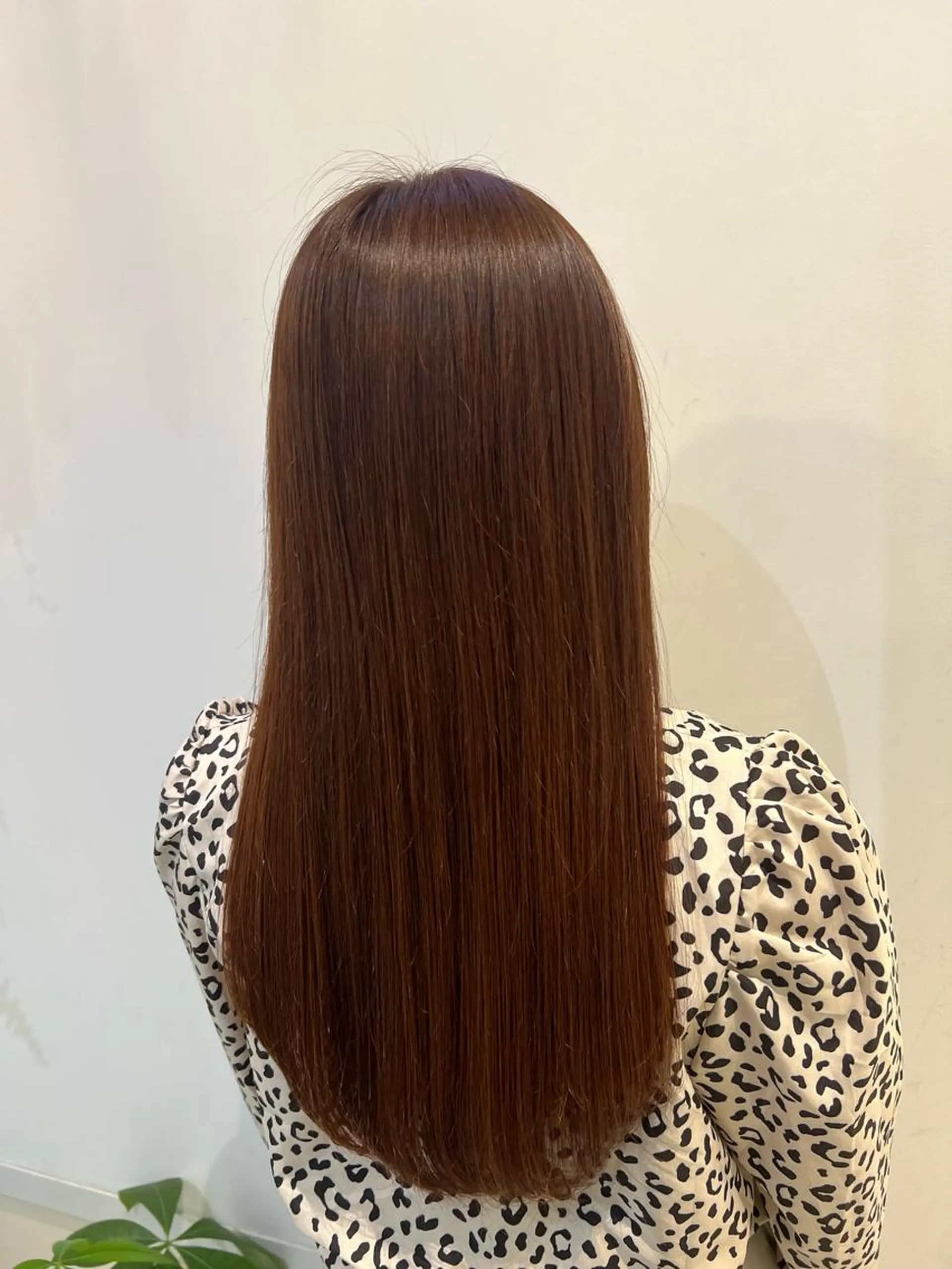 ロング カラー ブリーチしない暖色 カラー🥀杉 優菜のヘアスタイル