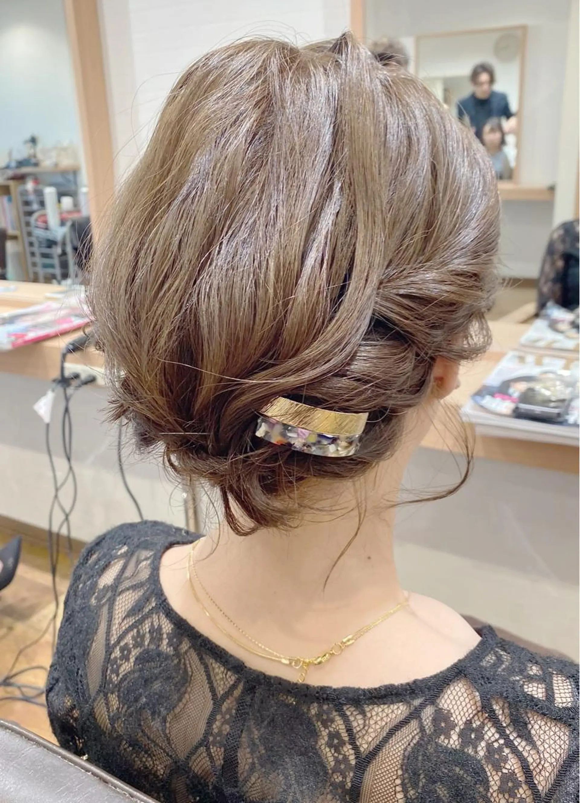 ヘアアレンジ ボブ ヘアセット GRANLUSSO 〜グランルッソ駅前店所属・木口 嘉美のヘアスタイル