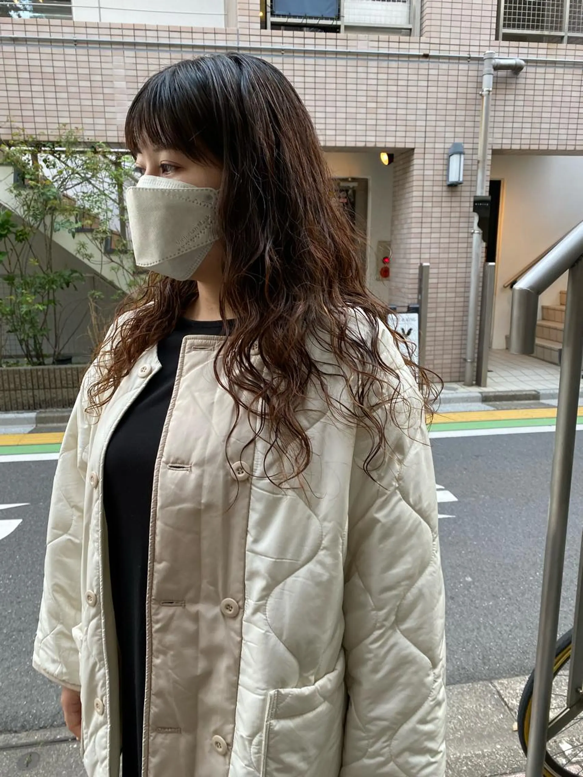 ロング パーマ ロング デジタルパーマ hemm,hemm.所属・ショート・ボブ MIKUのヘアスタイル