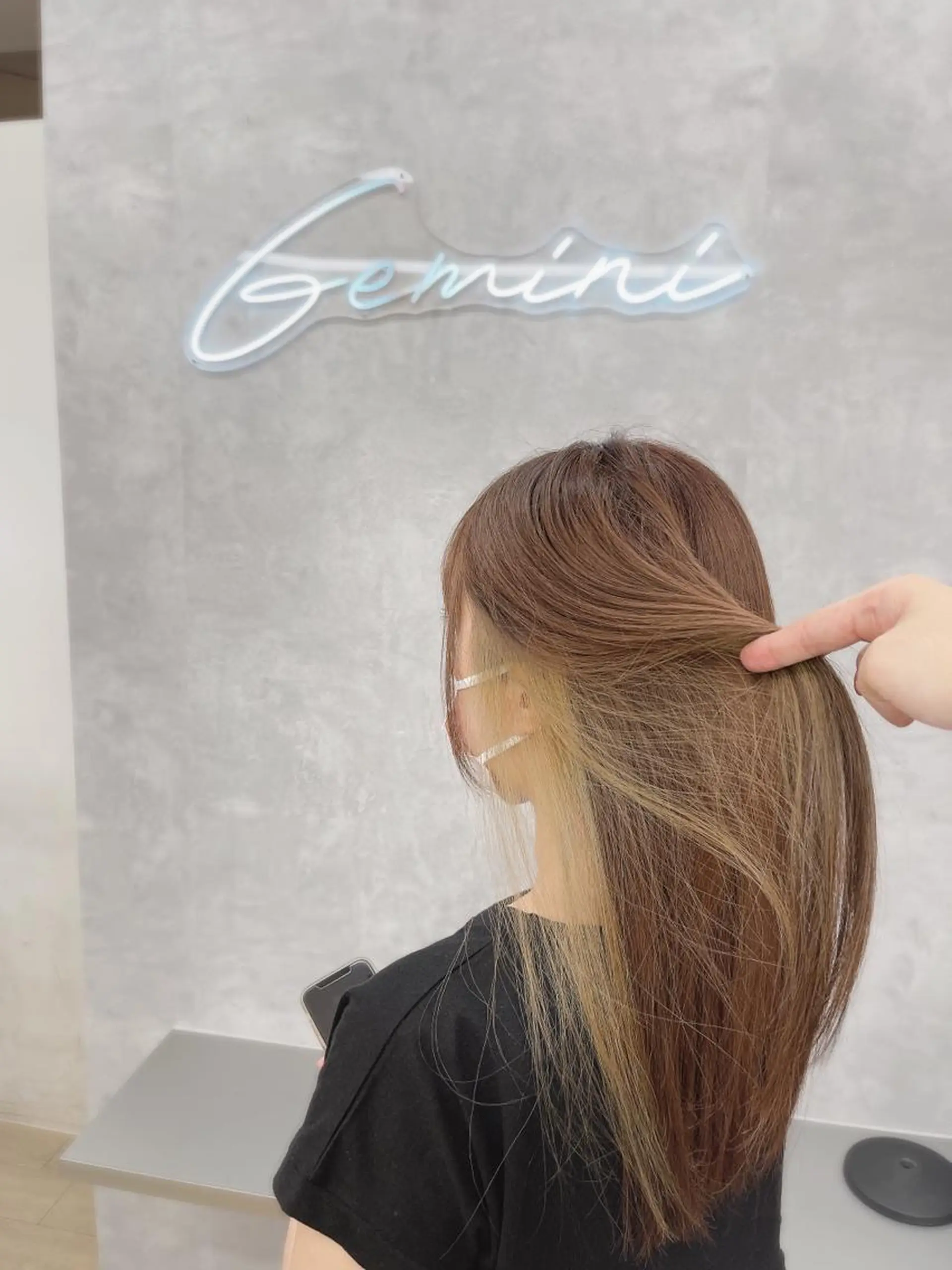 カラー Gemini代表 Maedaのヘアスタイル