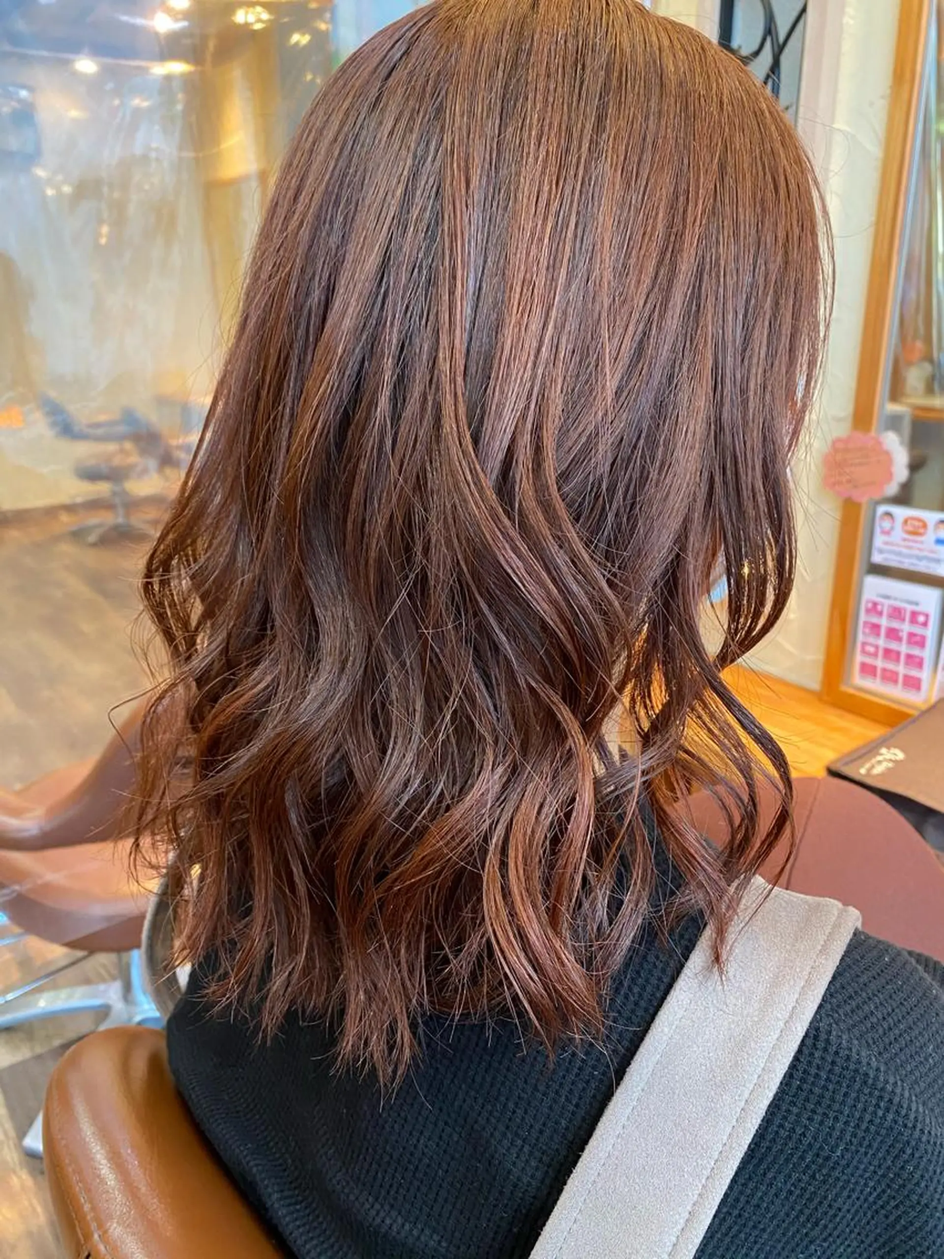 ロング カラー パーマ ヘアアレンジ メンズ キッズ ネイル マツエク・マツパ ワンカラーネイル emu所属・🌈髪質改善・美髪矯 正・平野瀬乃🌈のヘアスタイル