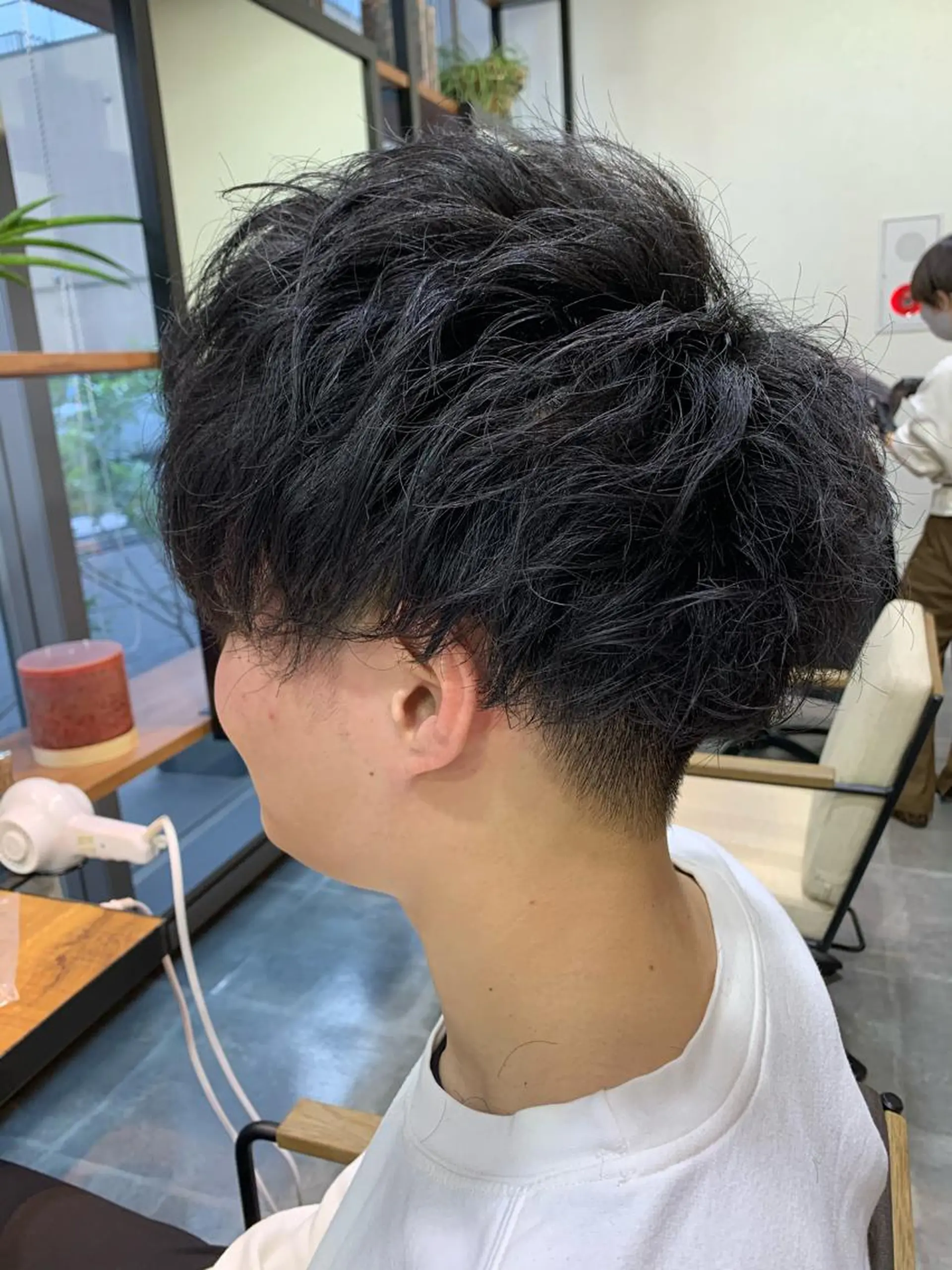 パーマ メンズ 天野 開のヘアスタイル