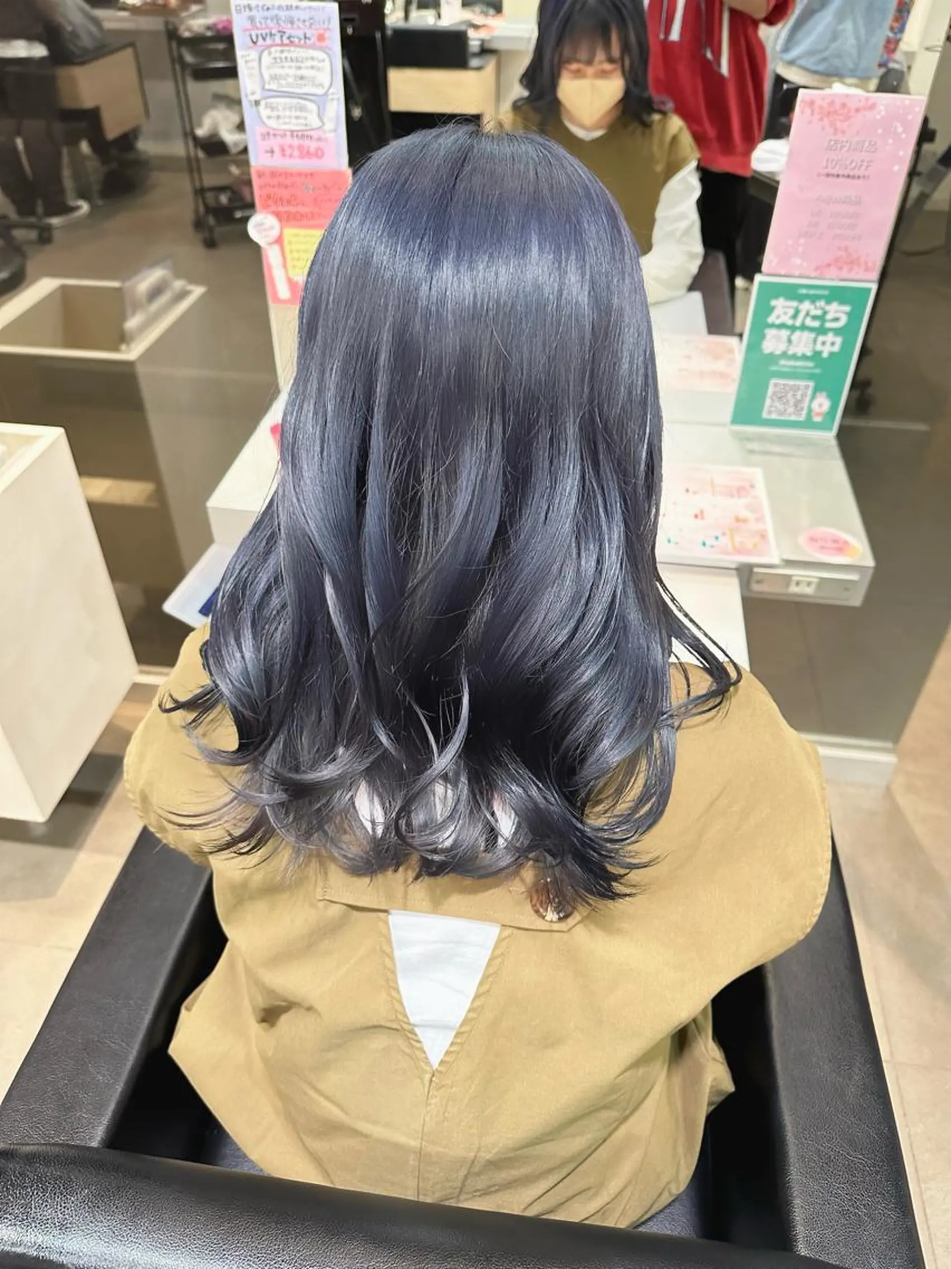 ミディアム ショートボブ ミディアムパーマ ボブ 髪質改善 韓国風ヘア カット ヘアカラー 店長/髪質改善/ ナチュラル/松若　優のヘアスタイル