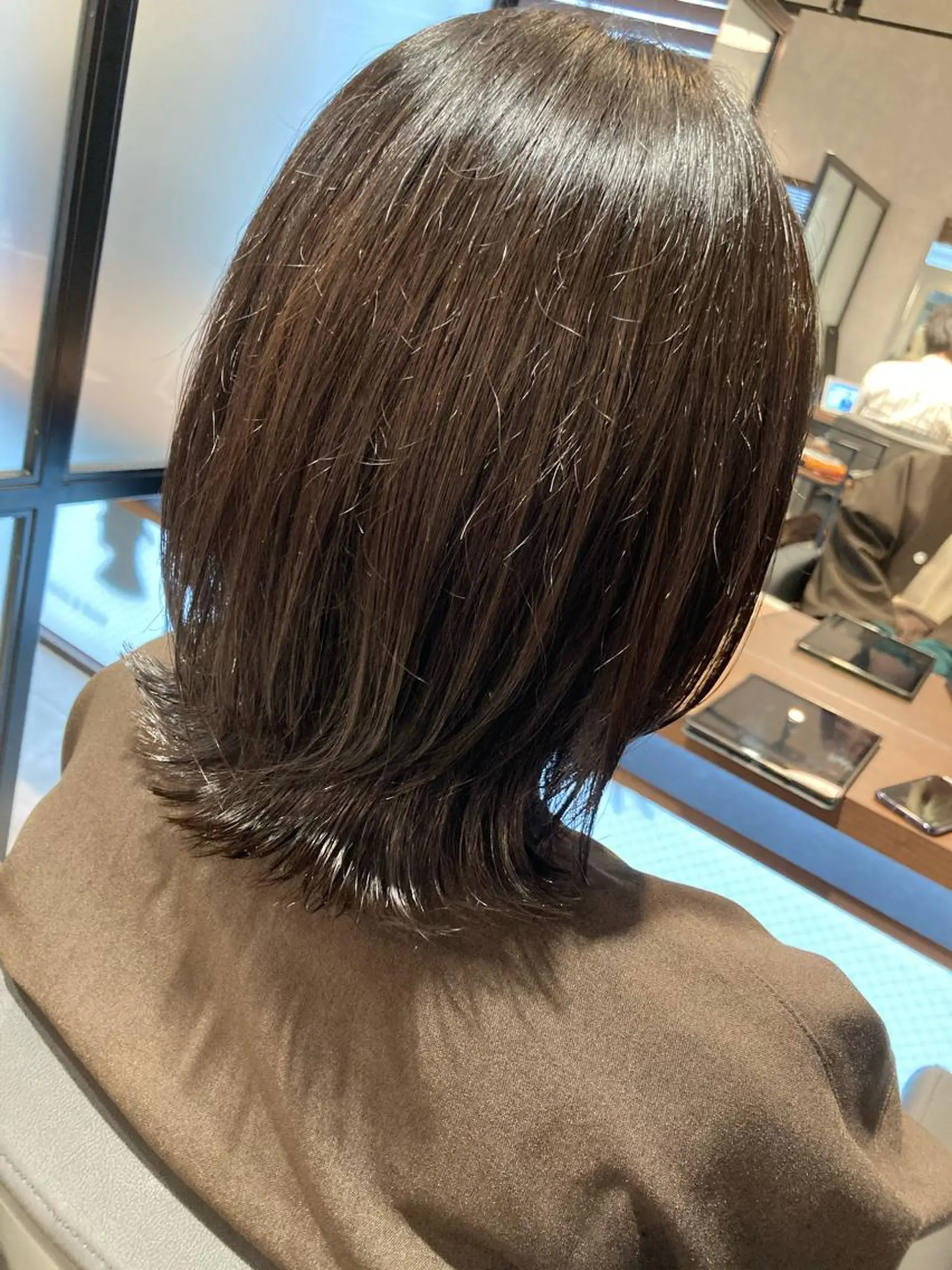 ミディアム 宮下 弦也のヘアスタイル