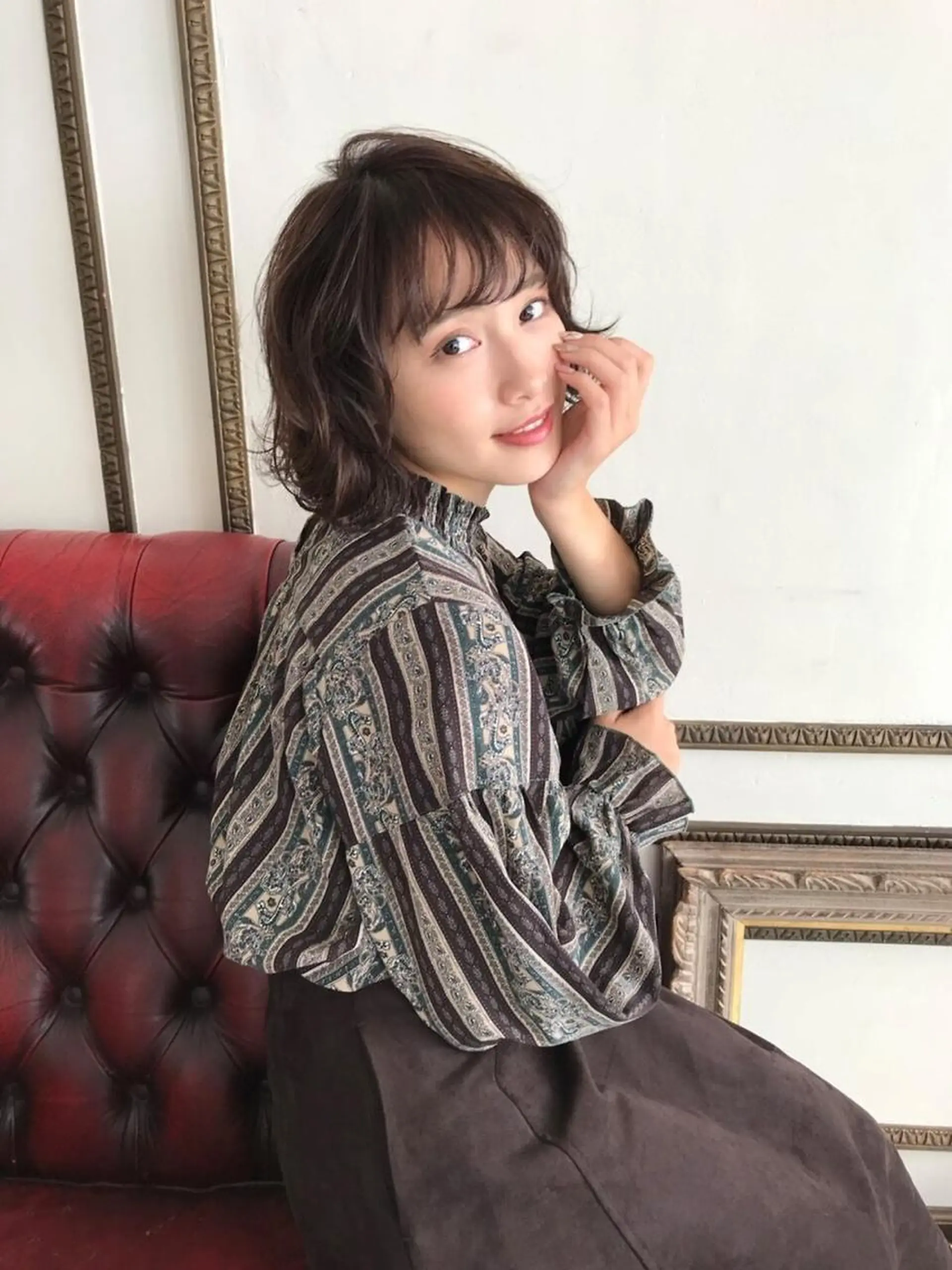 ショート カラー パーマ Lafesta HAIR和歌山駅前店のヘアスタイル