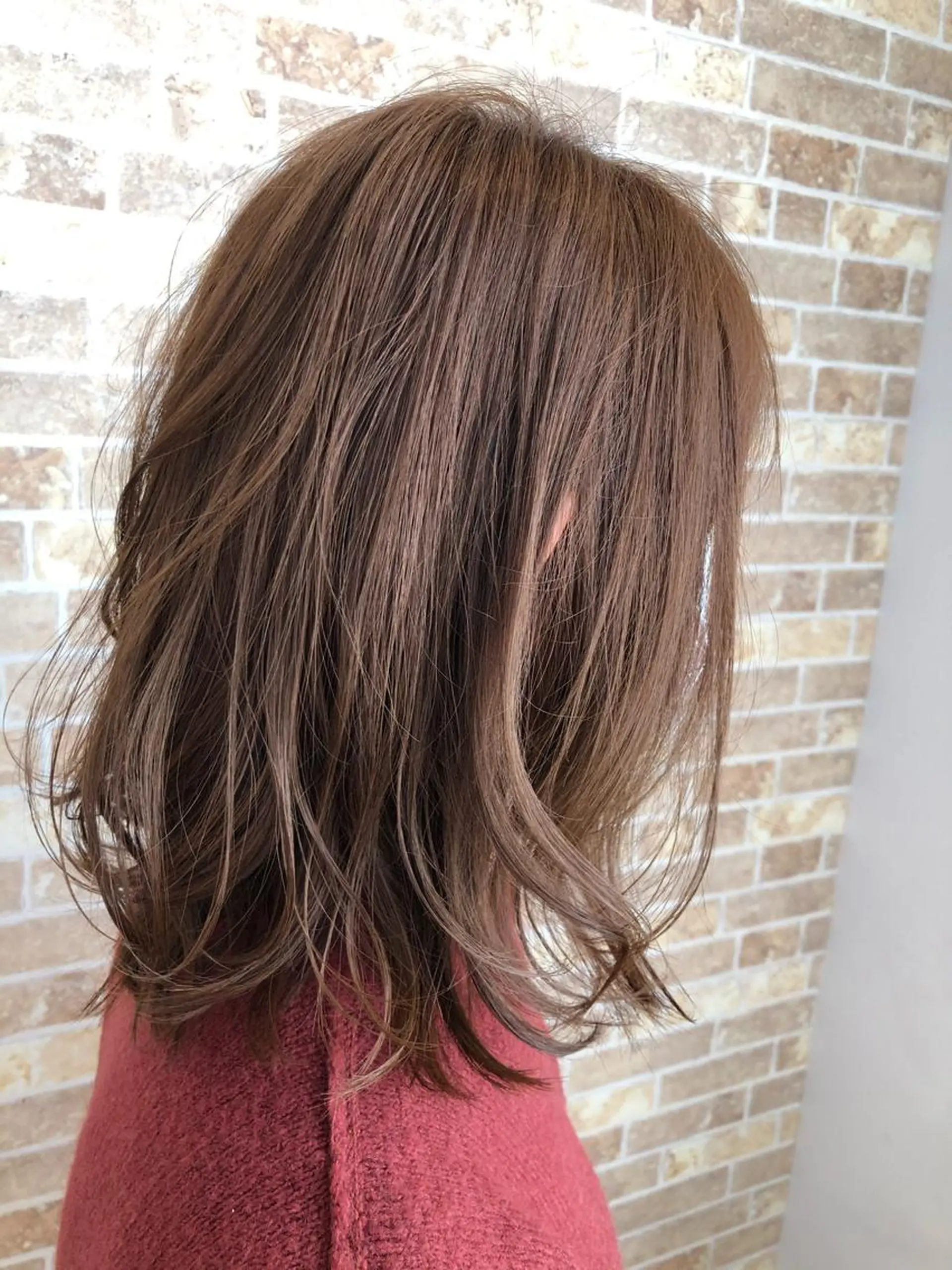 ミディアム 福元 保雄のヘアスタイル