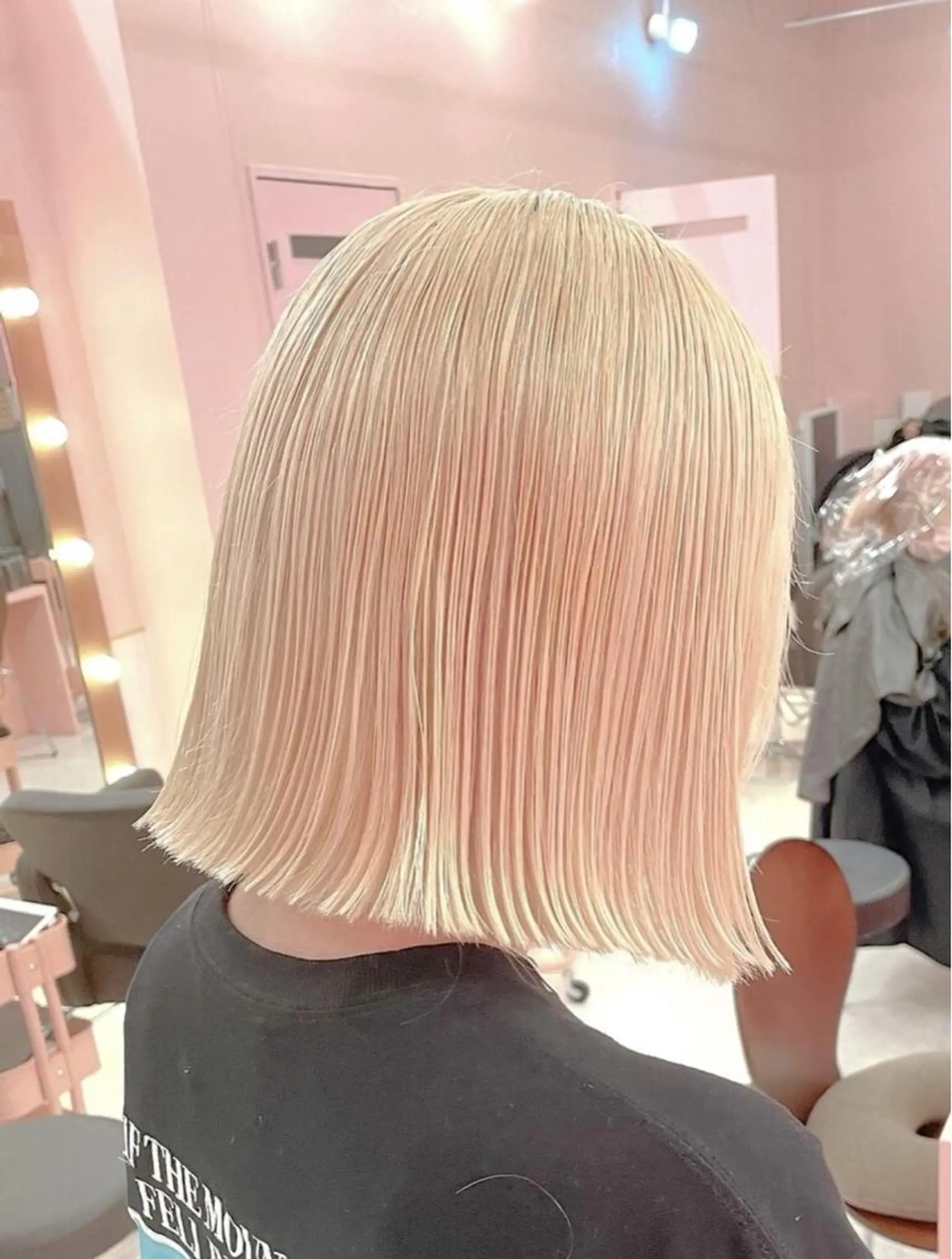 セミロング ❄️💛エクステ ブリーチ❄️yukiのヘアスタイル