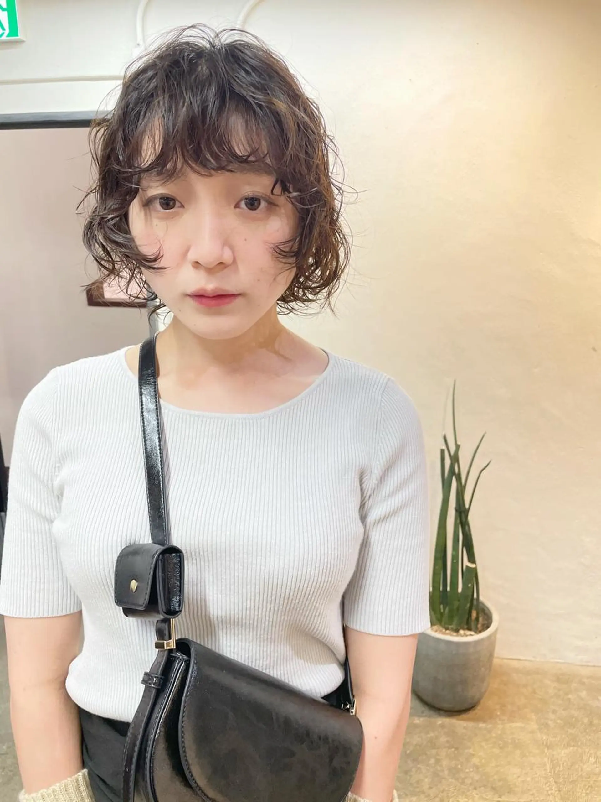 ショート パーマ ヘアアレンジ 丸山渉/パーマ エフェクトブリーチのヘアスタイル