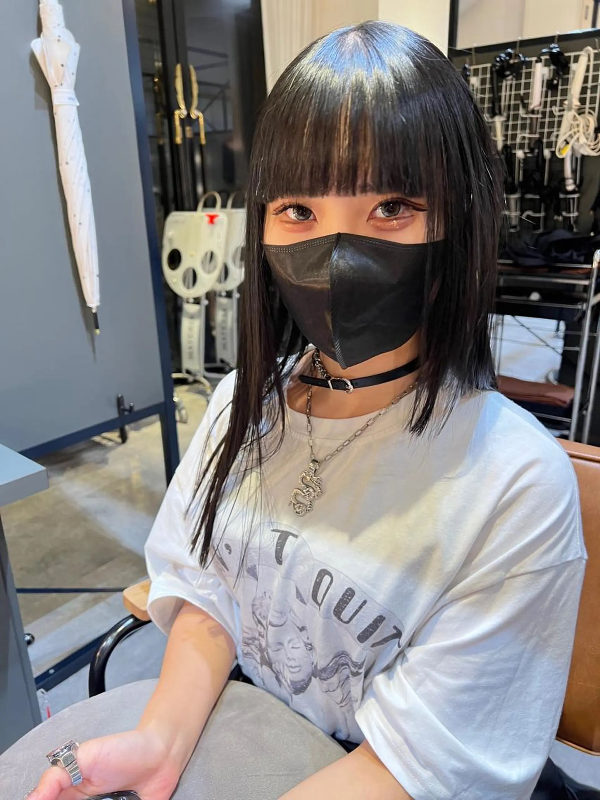 ロング カラー カット 縮毛矯正 トリートメント 髪質改善ストレート Kantaのヘアスタイル