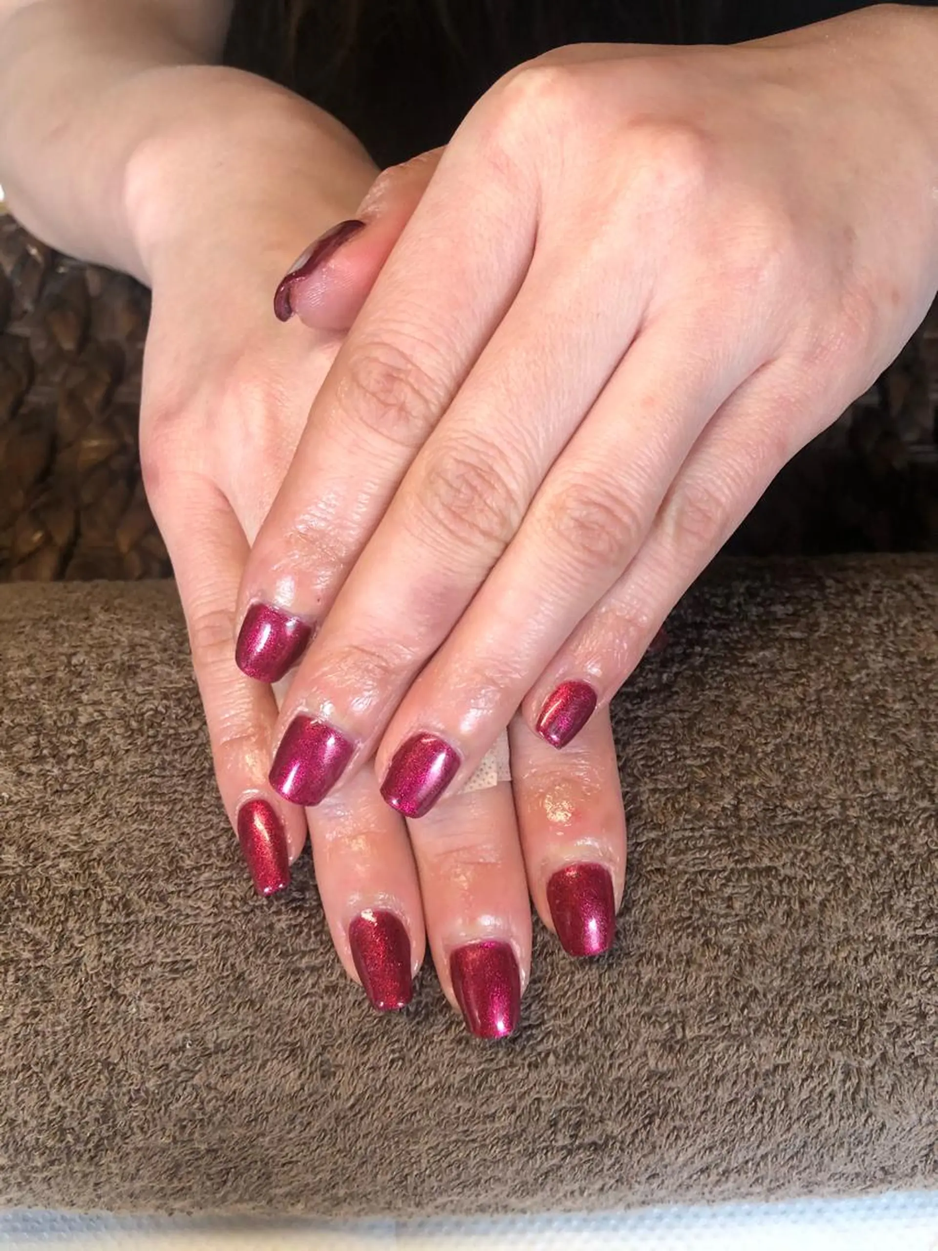 ネイル ジェルネイル ワンカラーネイル ハンドネイル 浦田 秋華のエステ・リラクイメージ