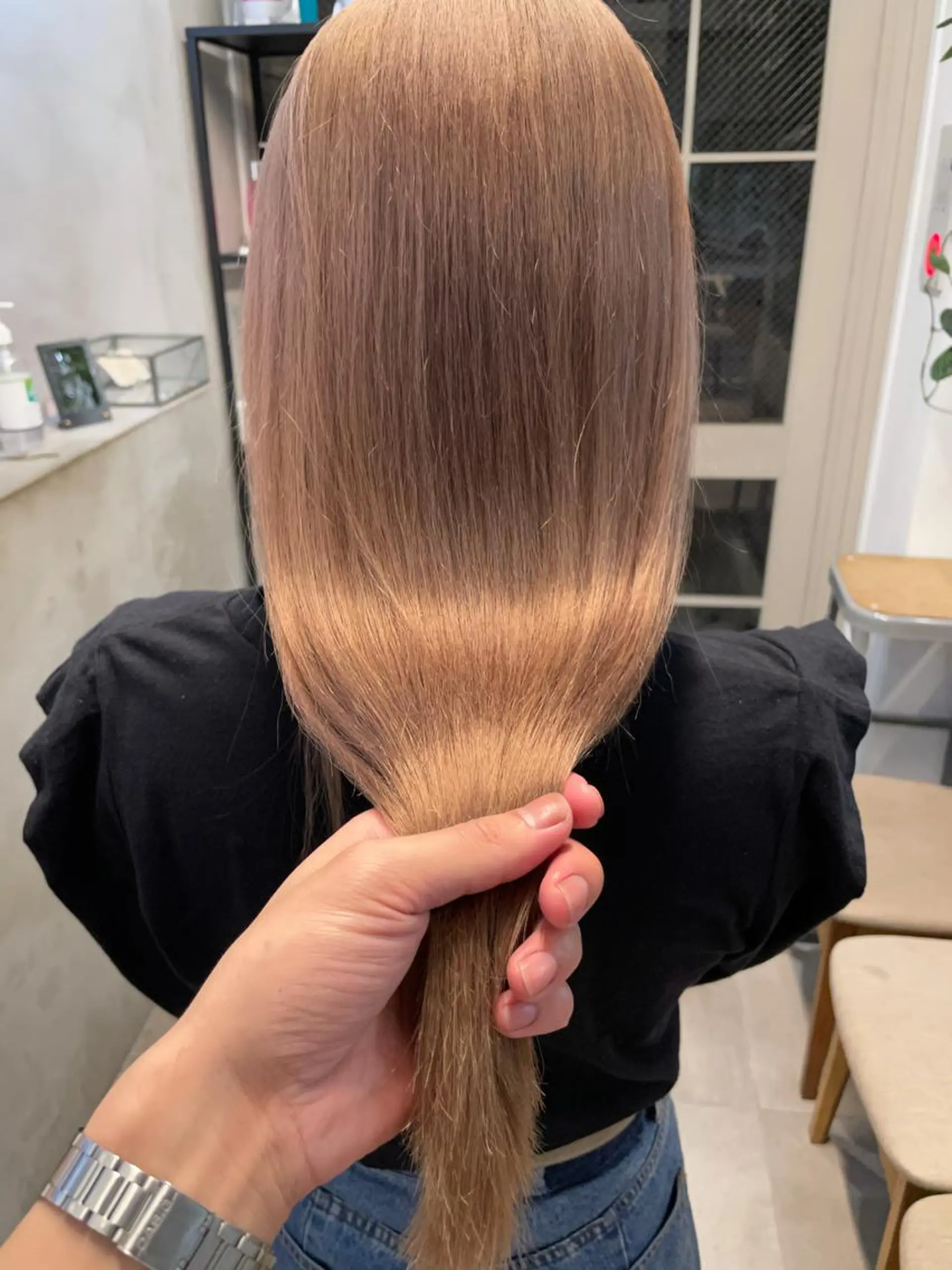 ロング 小顔レイヤー×コンパ クトボブ/林隆平のヘアスタイル