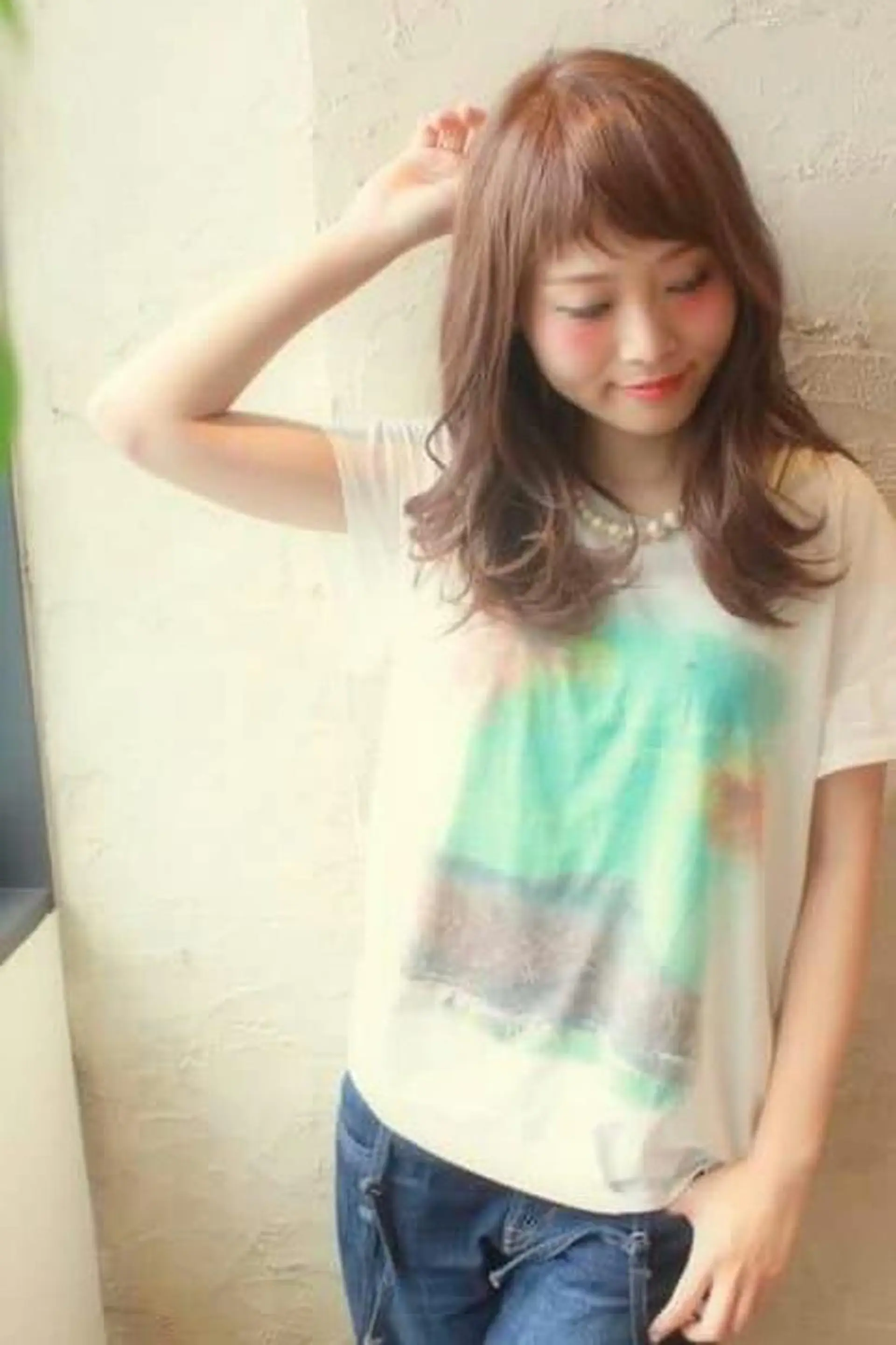 セミロング channel 大澤俊文のヘアスタイル