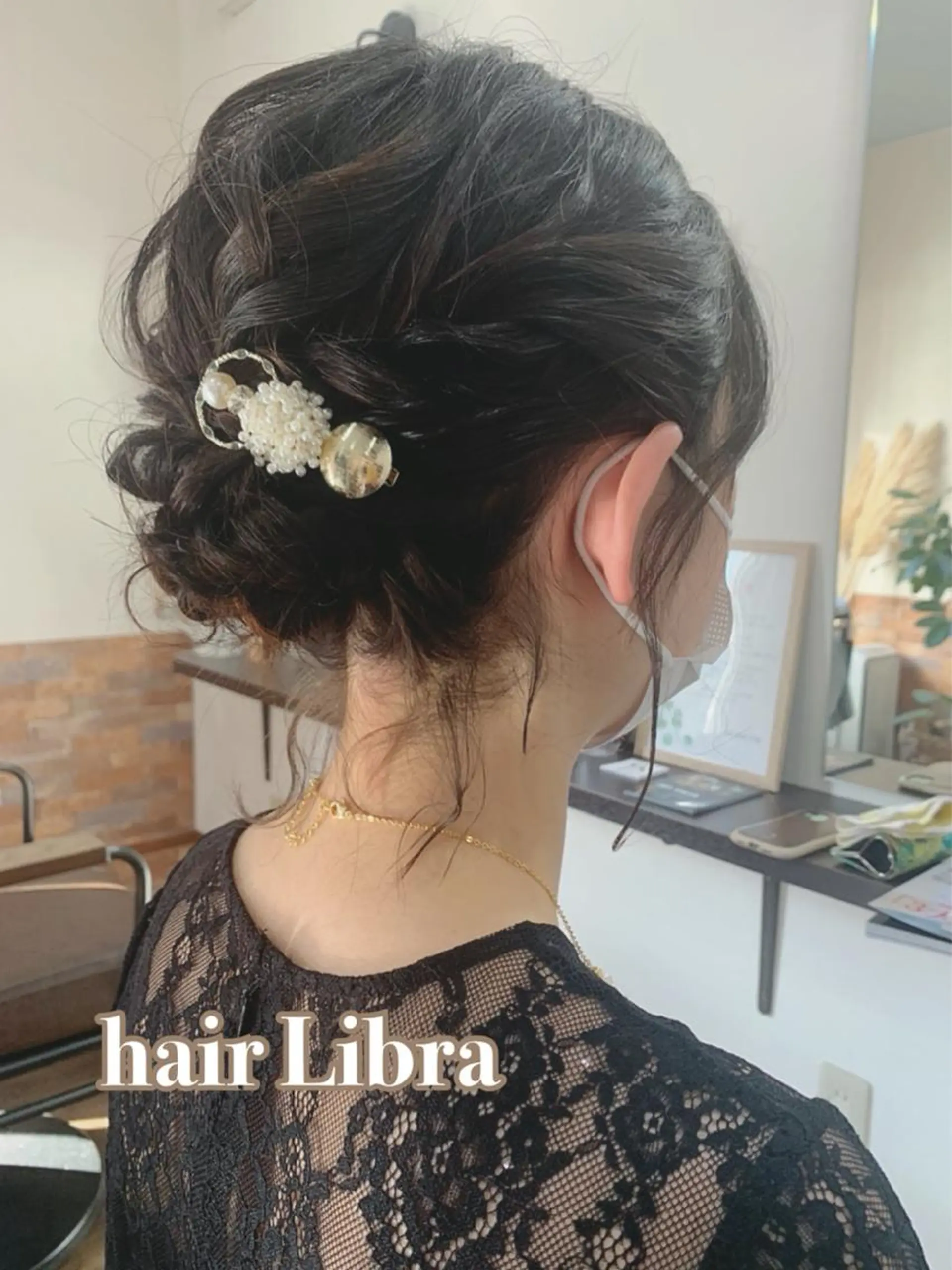 ヘアアレンジ 結婚式・ブライダル ヘアセット hair Libra所属・ヘアー リブラのヘアスタイル