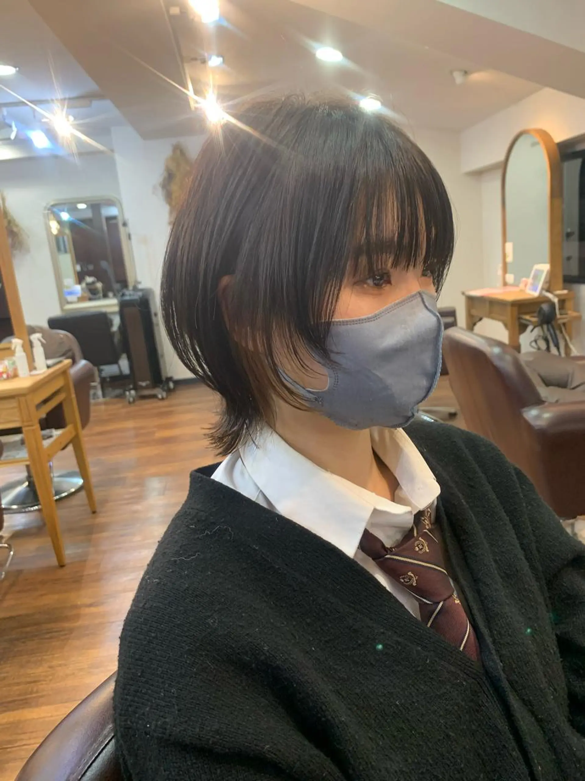 ショート 縮毛矯正/ショート/ レイヤー/畑中正敏のヘアスタイル