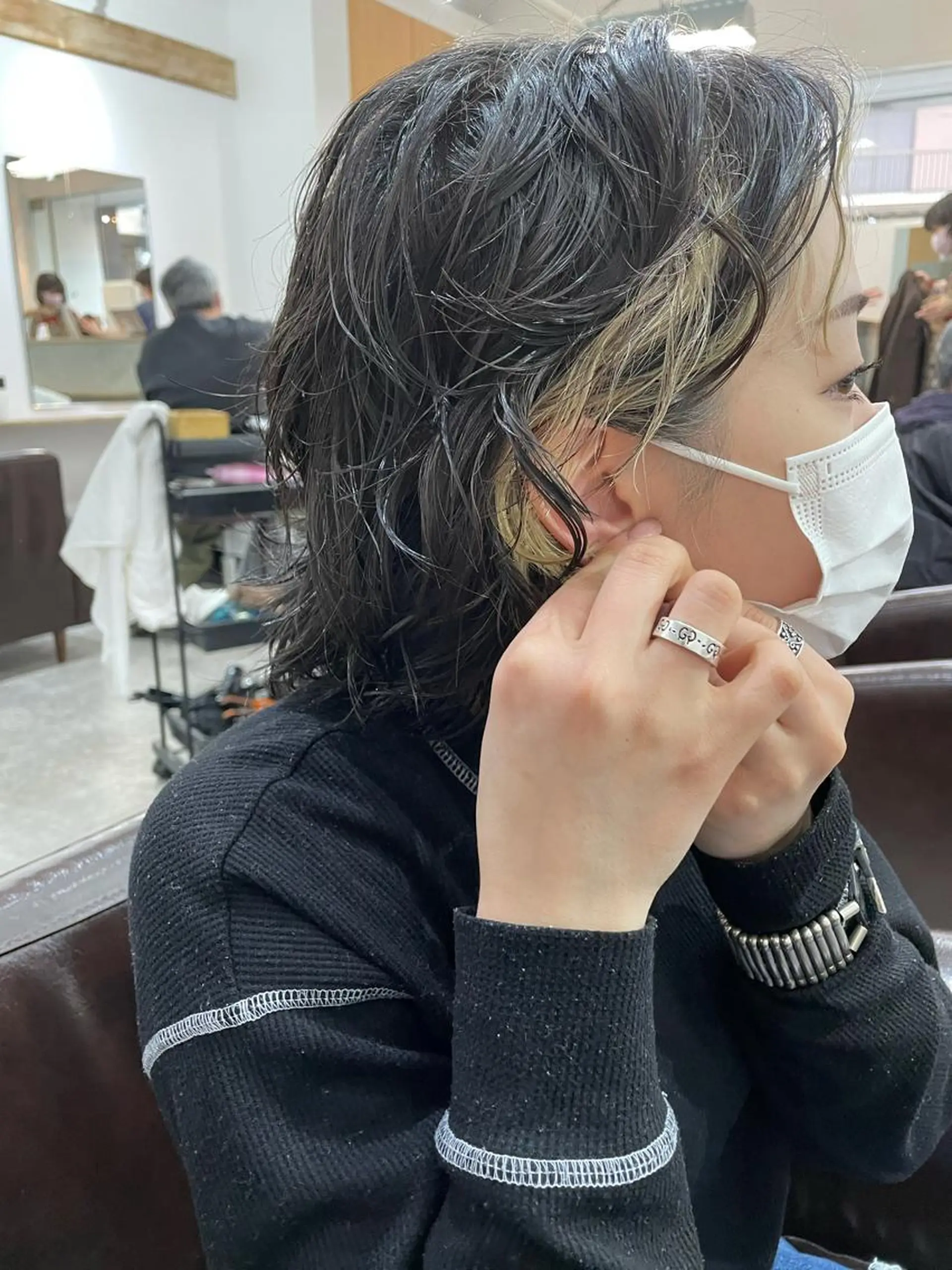 パーマ カット パーマ トリートメント パーマ/透明感カラー /ボブ/吉田一生のヘアスタイル