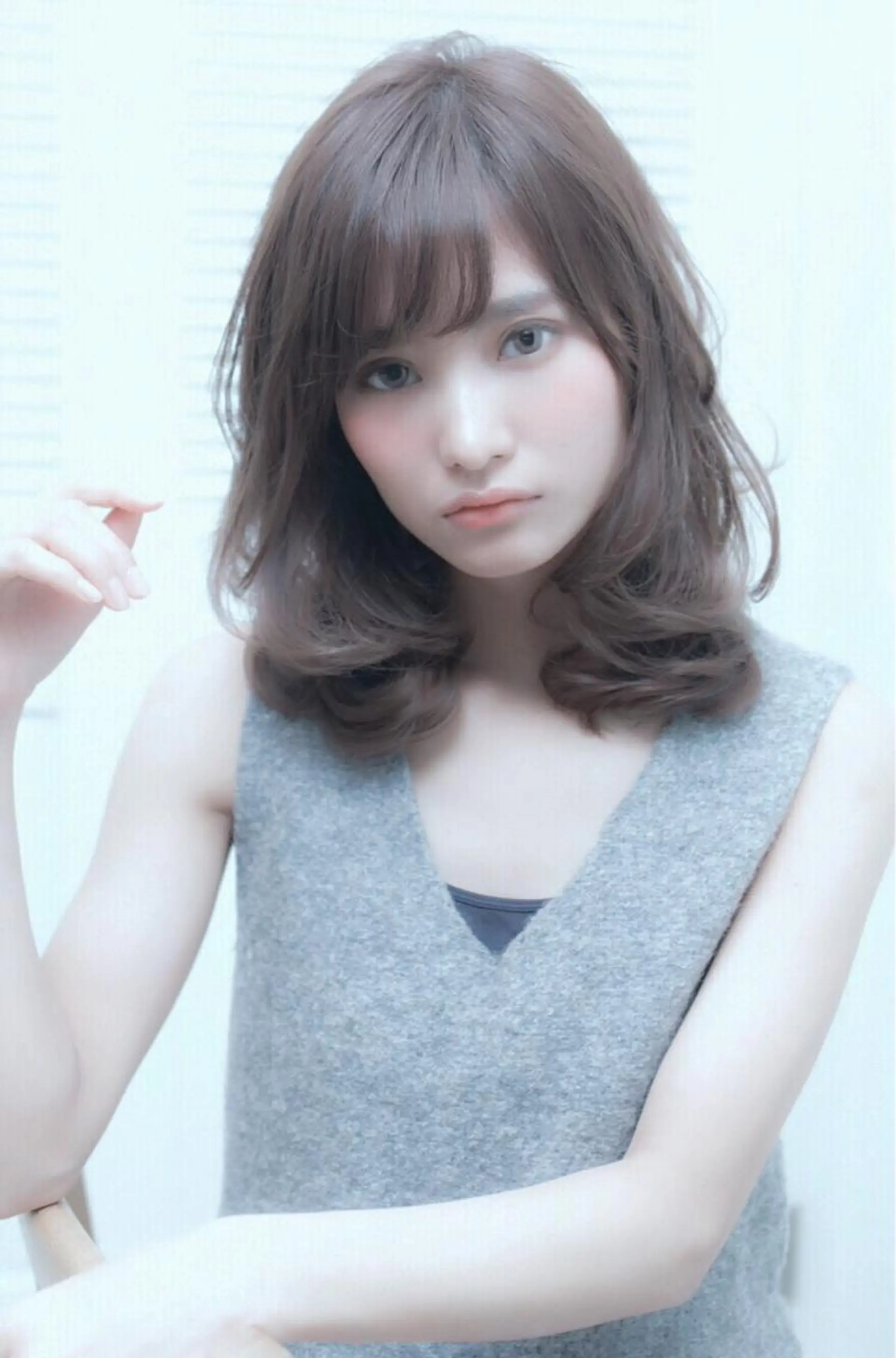 セミロング ボブ 似合わせカット 小顔カット 竹内ケンゴ🇰🇷 EIGHT藤沢のヘアスタイル