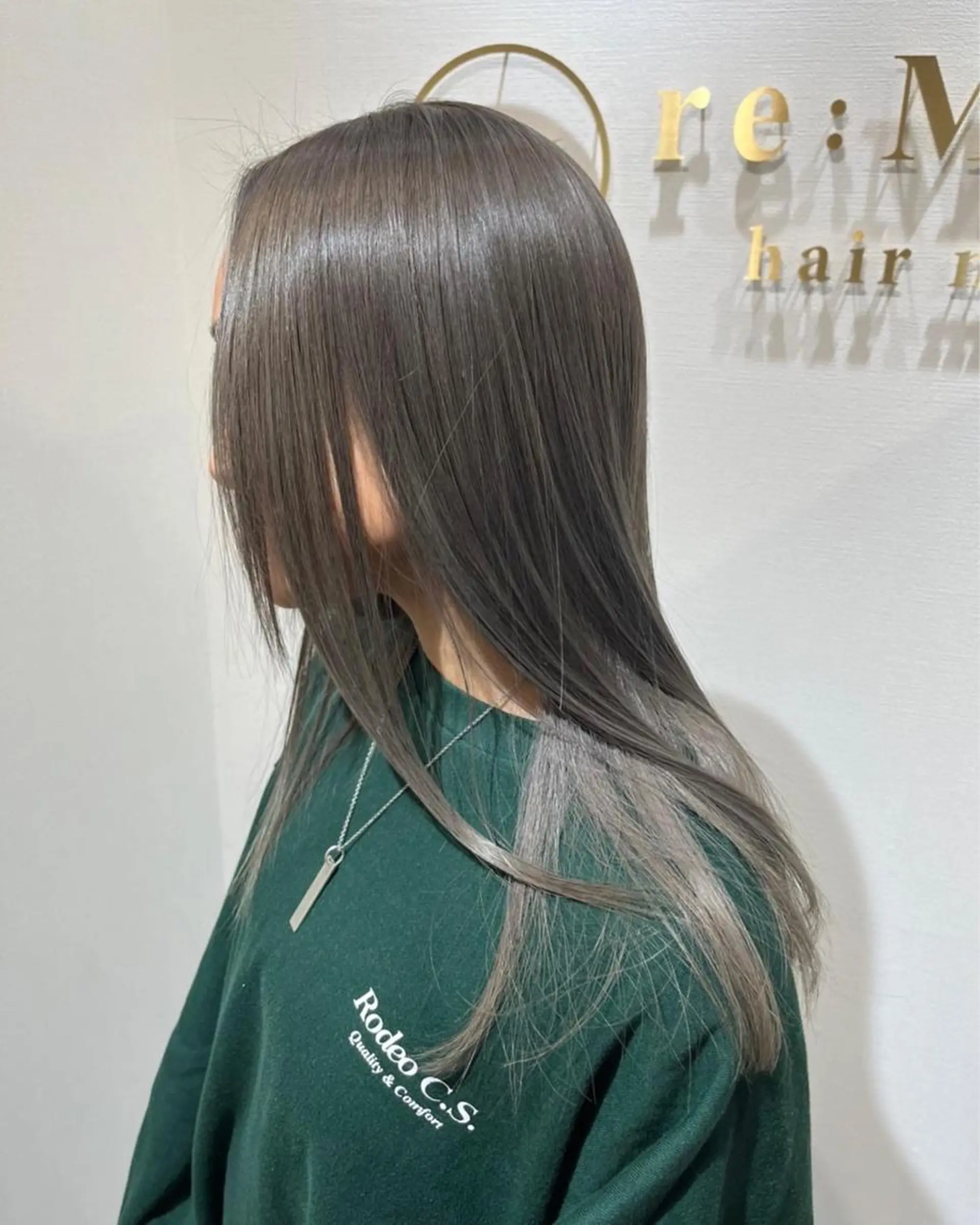 セミロング カラー ヘアアレンジ キッズ カット ヘアカラー トリートメント 横浜関内髪質改善 re:Magoのヘアスタイル