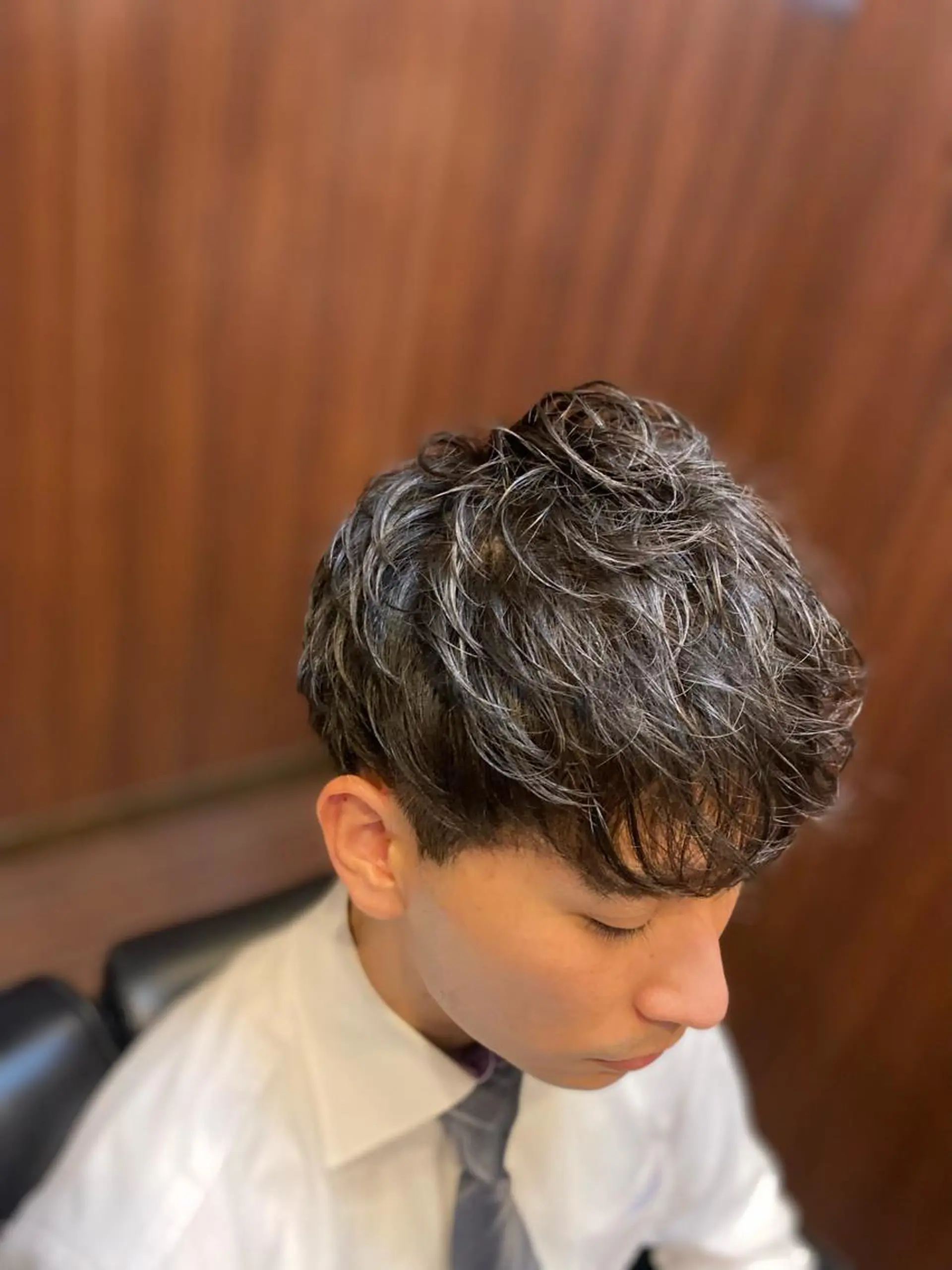 カラー パーマ 高垣 大輔のヘアスタイル