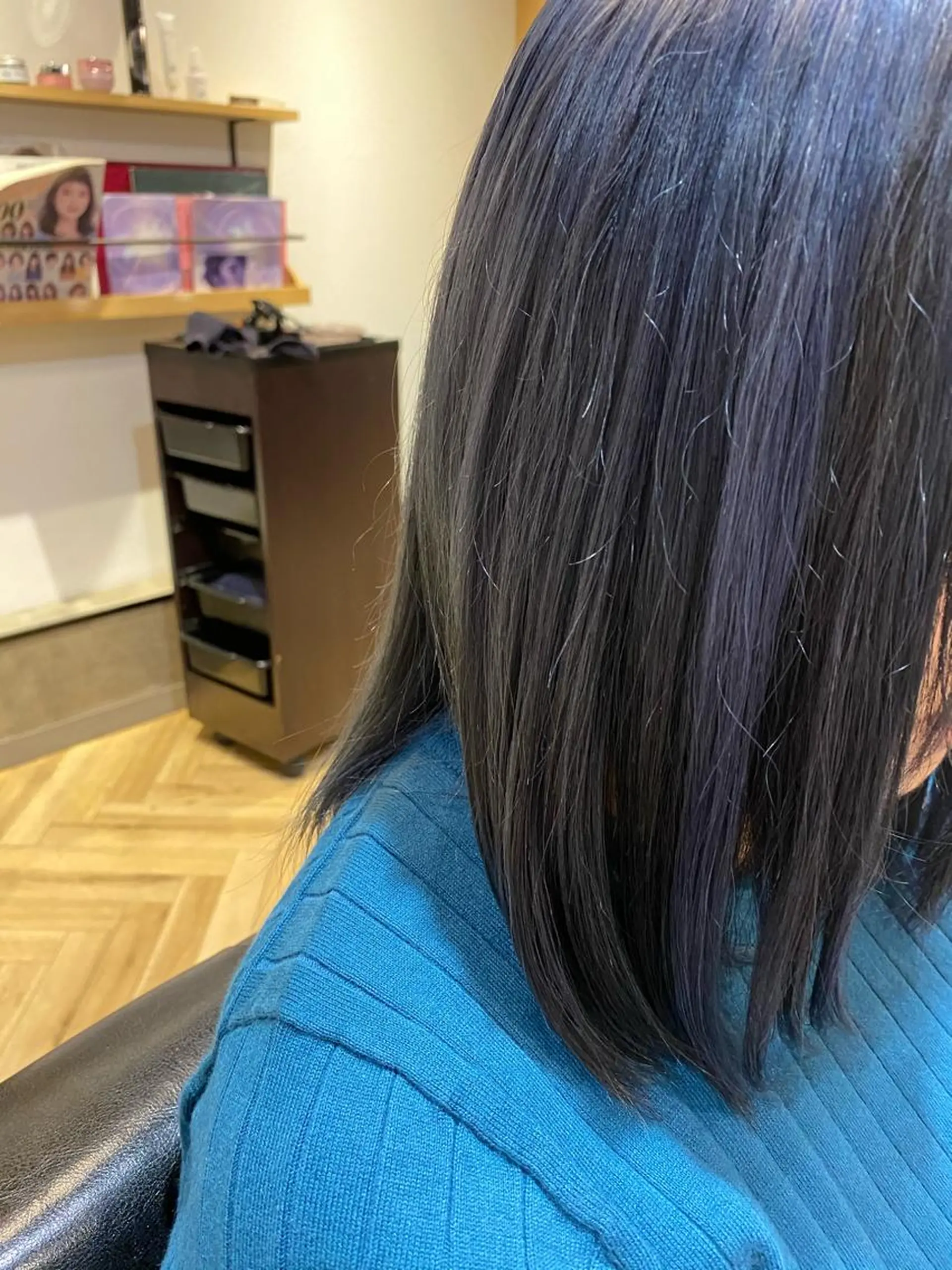 ミディアム カラー 艶カラー/韓国顔周り 🎀mamiのヘアスタイル