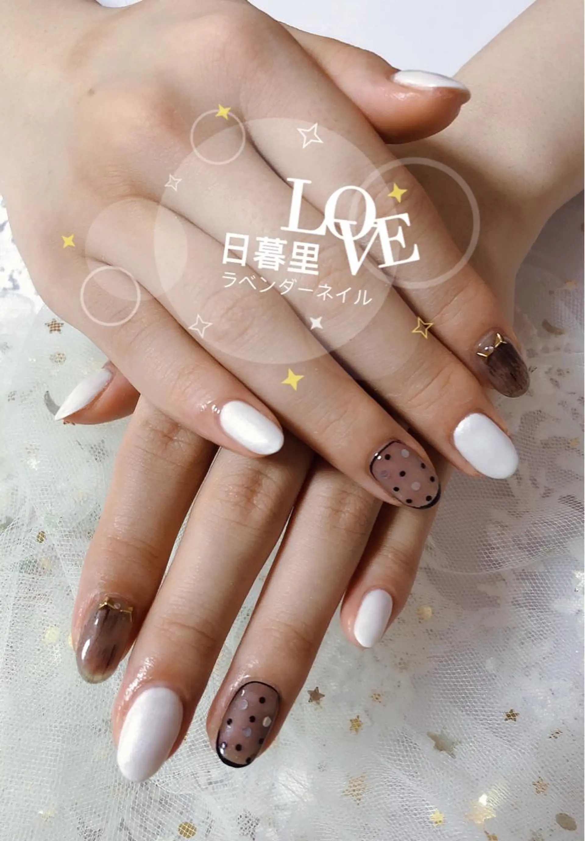 ネイル ラベンダー💖日暮里 ルル💖ネイルのネイルデザイン