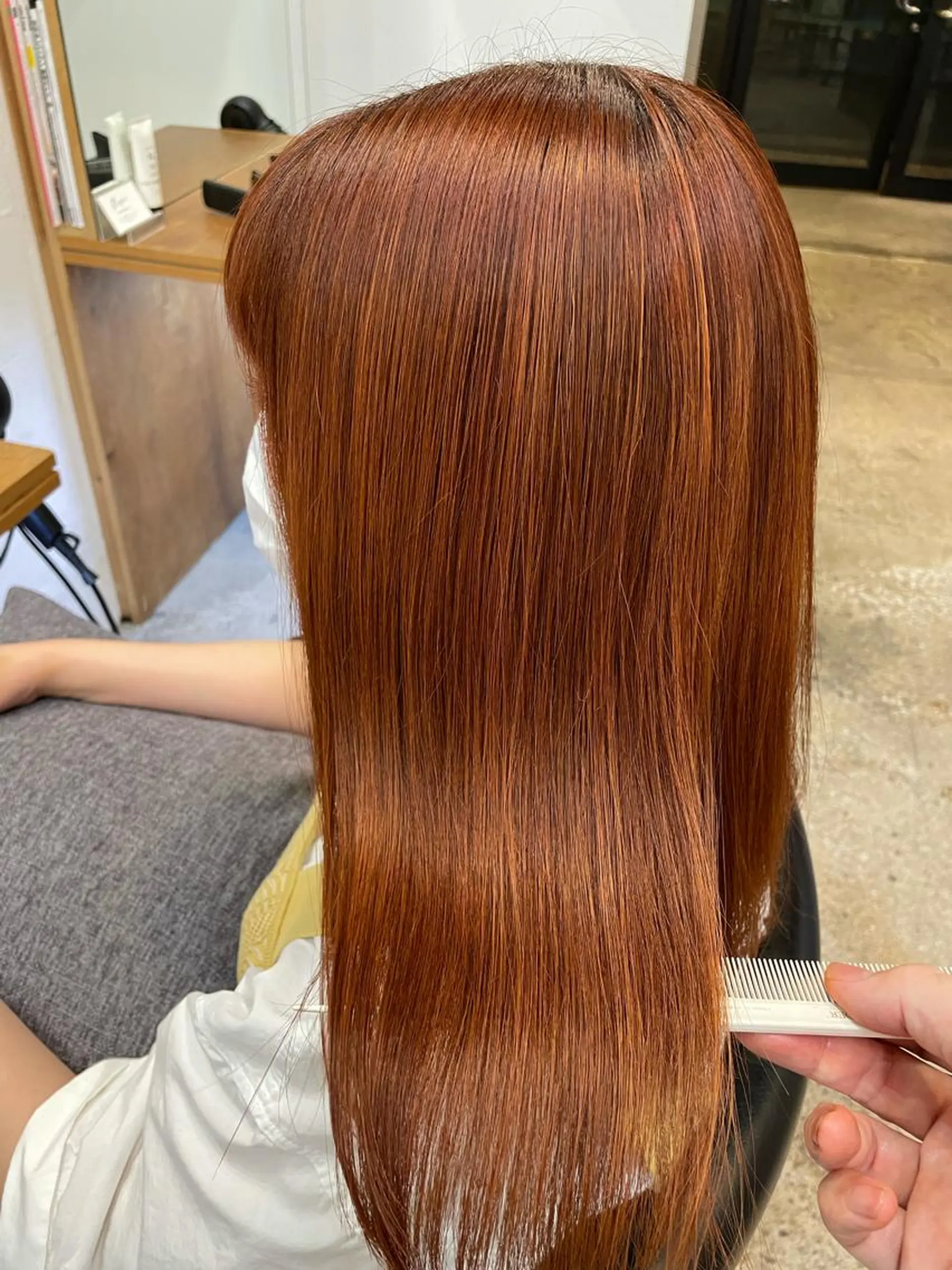 セミロング カラー 🌿レイヤーボブ/パ ーマ🌿 木梨健太のヘアスタイル