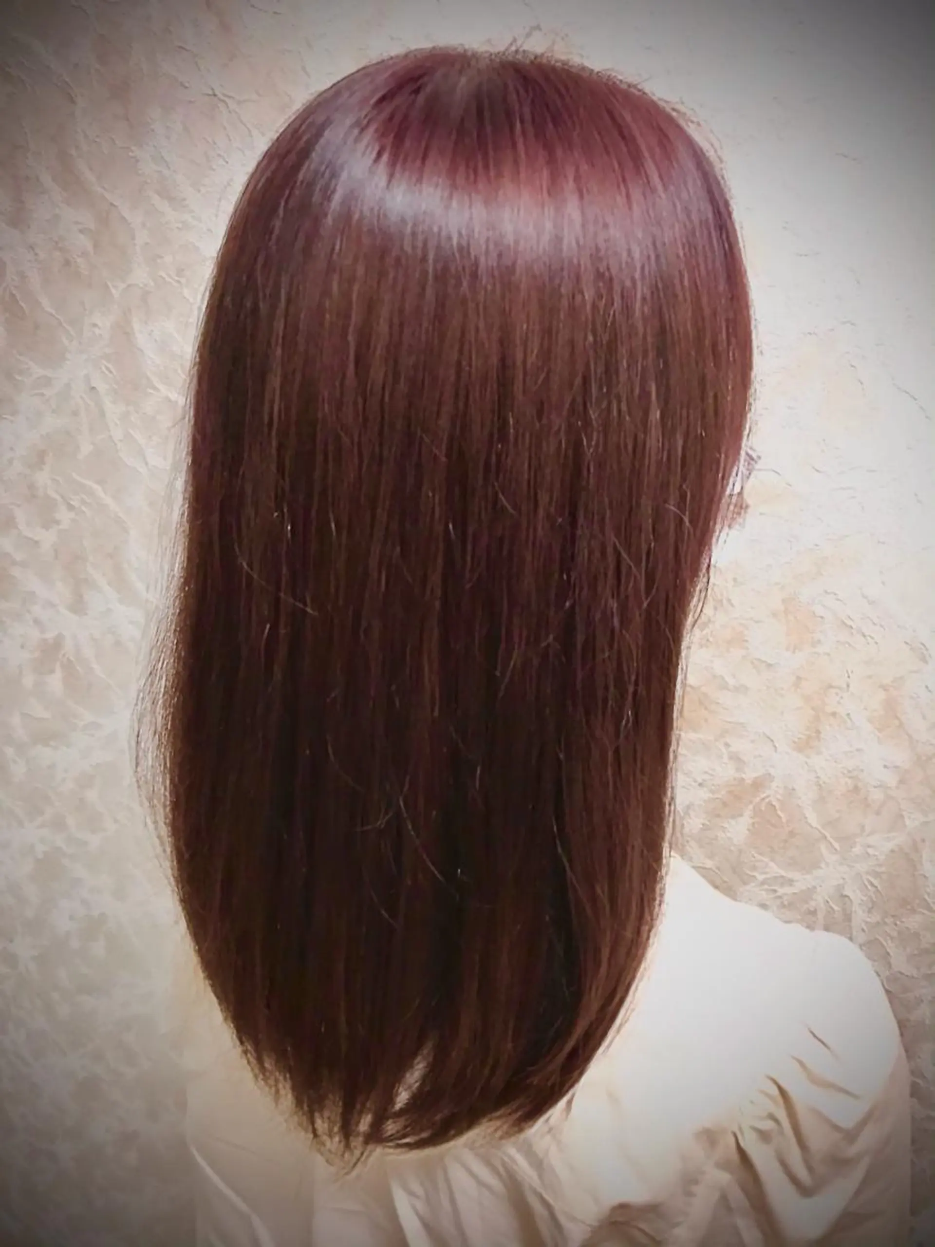 ミディアム カラー ベージュカラー ブリーチ ピンクカラー ピンクベージュ ブリーチ/髪質改善/ レイヤー/YUTOのヘアスタイル