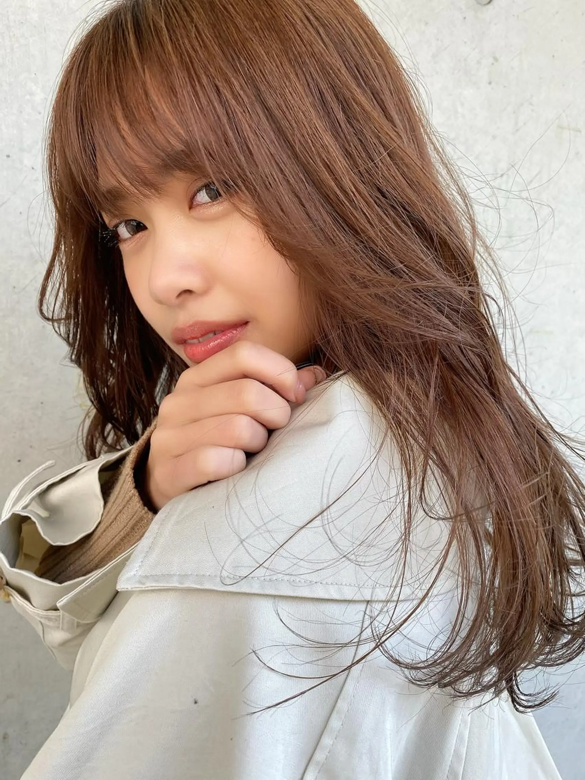 セミロング GiseL アンリのヘアスタイル