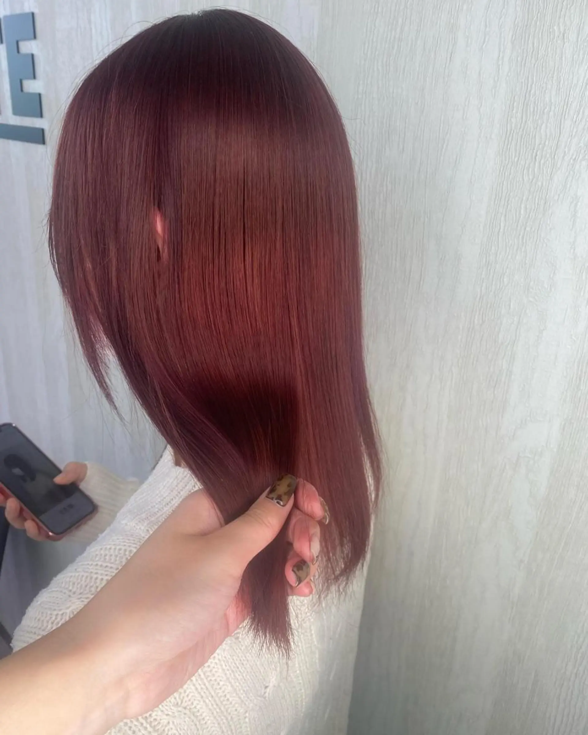 ロング カラー レッドカラー UNDER vr 【アンダーバー】のヘアスタイル