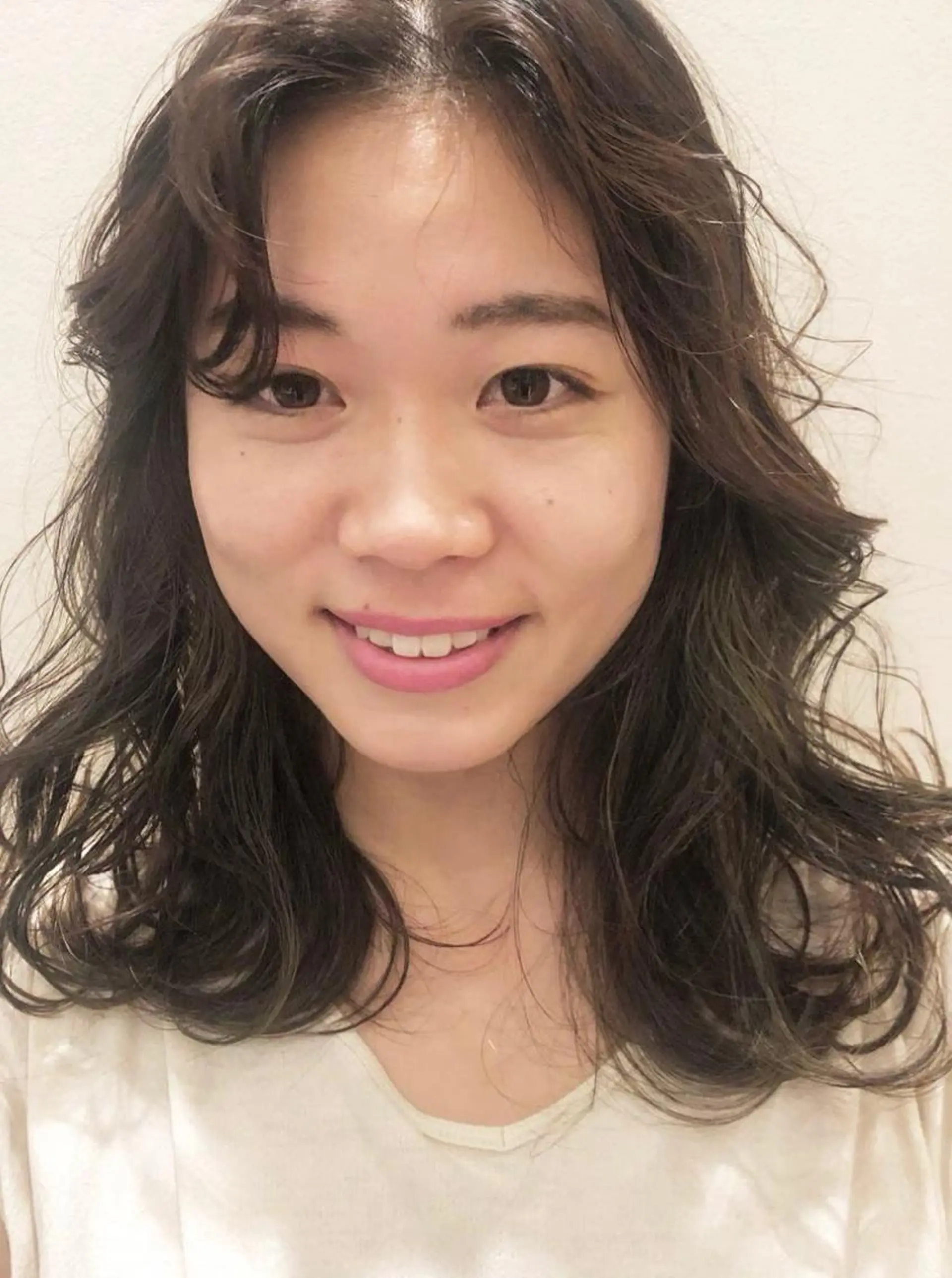 セミロング カラー パーマ カット パーマ ニシダヒカリ🌙 髪質改善×似合わせのヘアスタイル